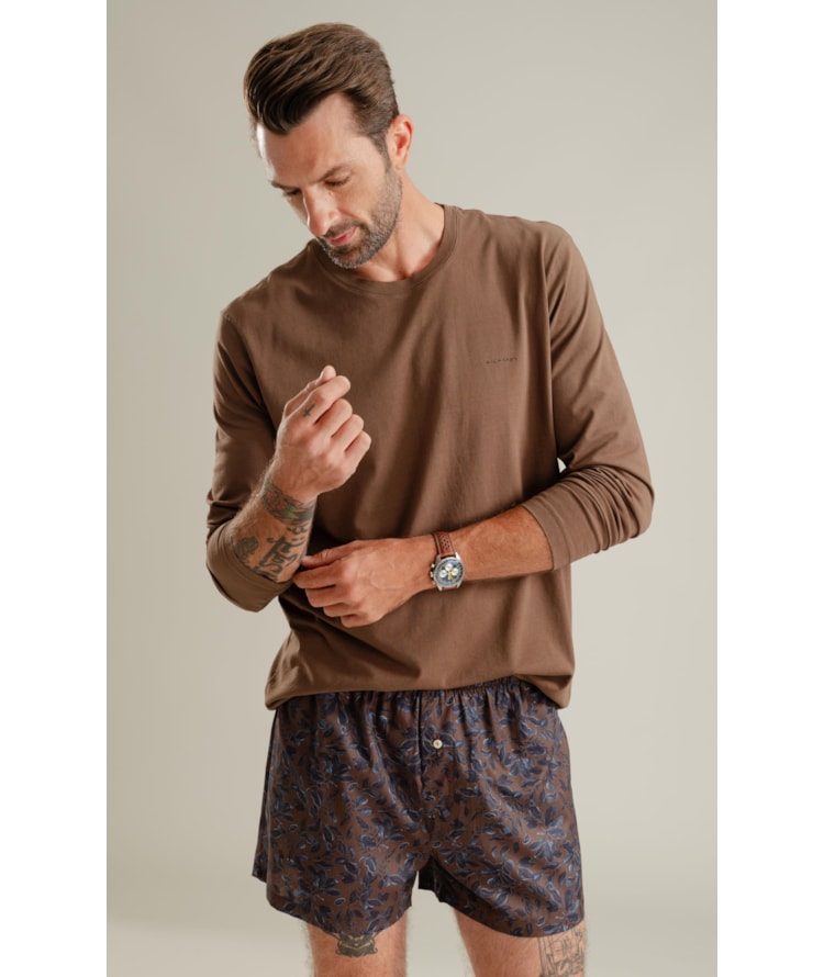 T-Shirt Mm Basica Gd Ml Tabaco