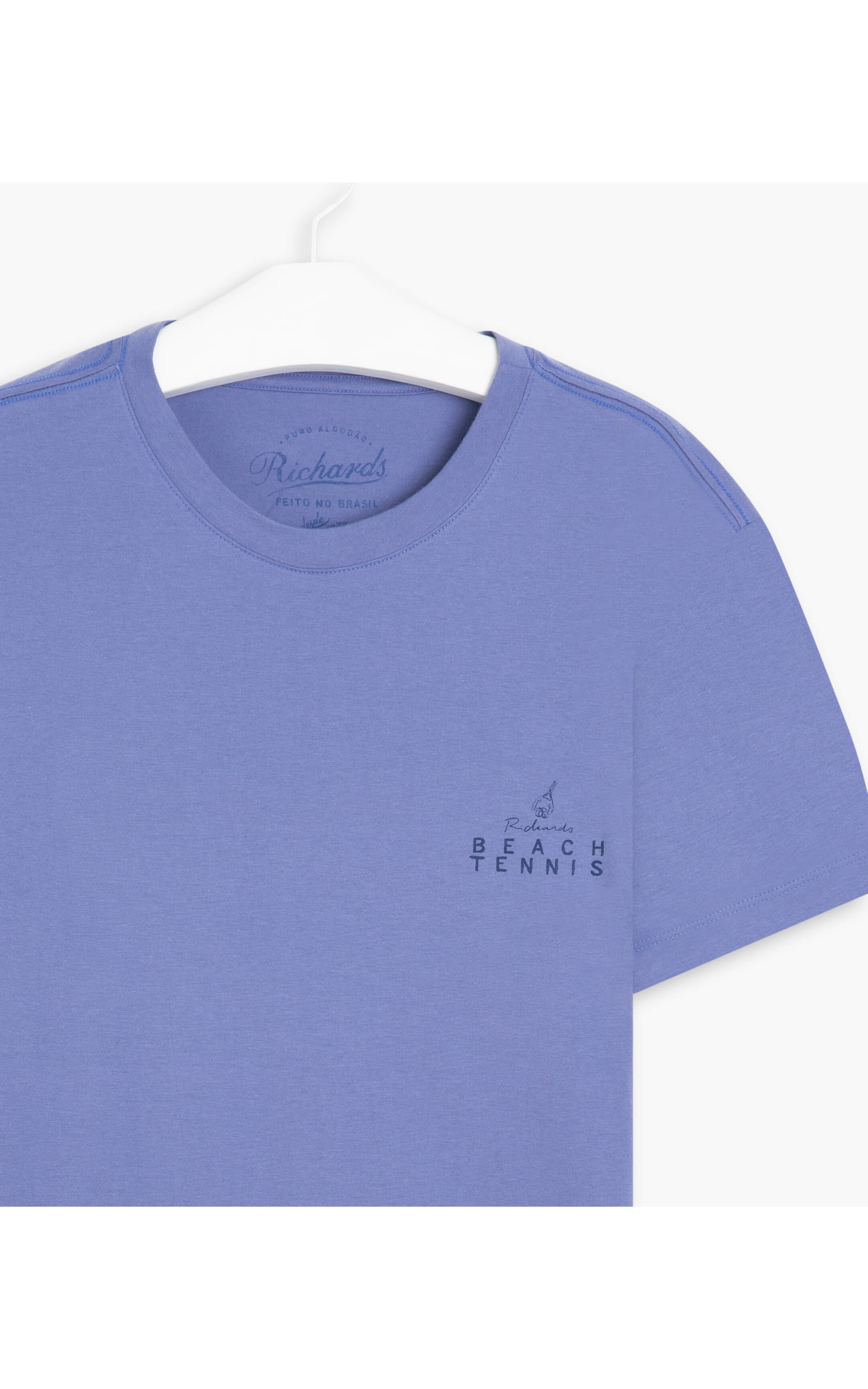 T-Shirt Mm Beach Tennis  Azul Bic
