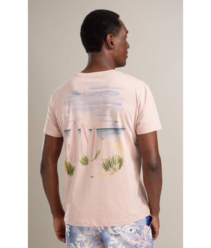 T-Shirt Mm Boards Costas Bf Rosa