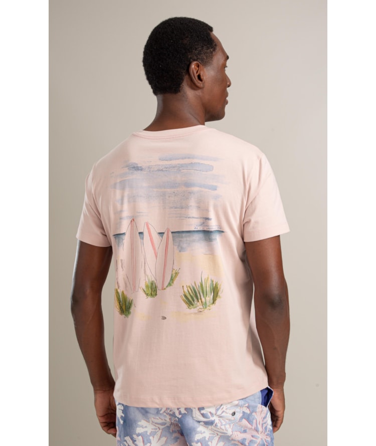 T-Shirt Mm Boards Costas Bf Rosa