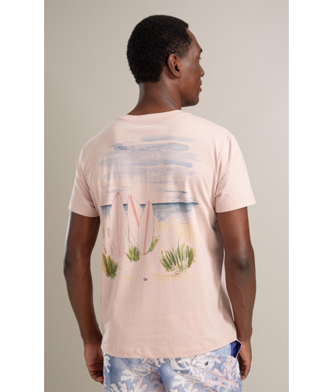 T-Shirt Mm Boards Costas Bf Rosa
