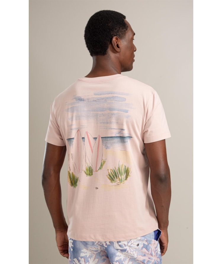 T-Shirt Mm Boards Costas Bf Rosa