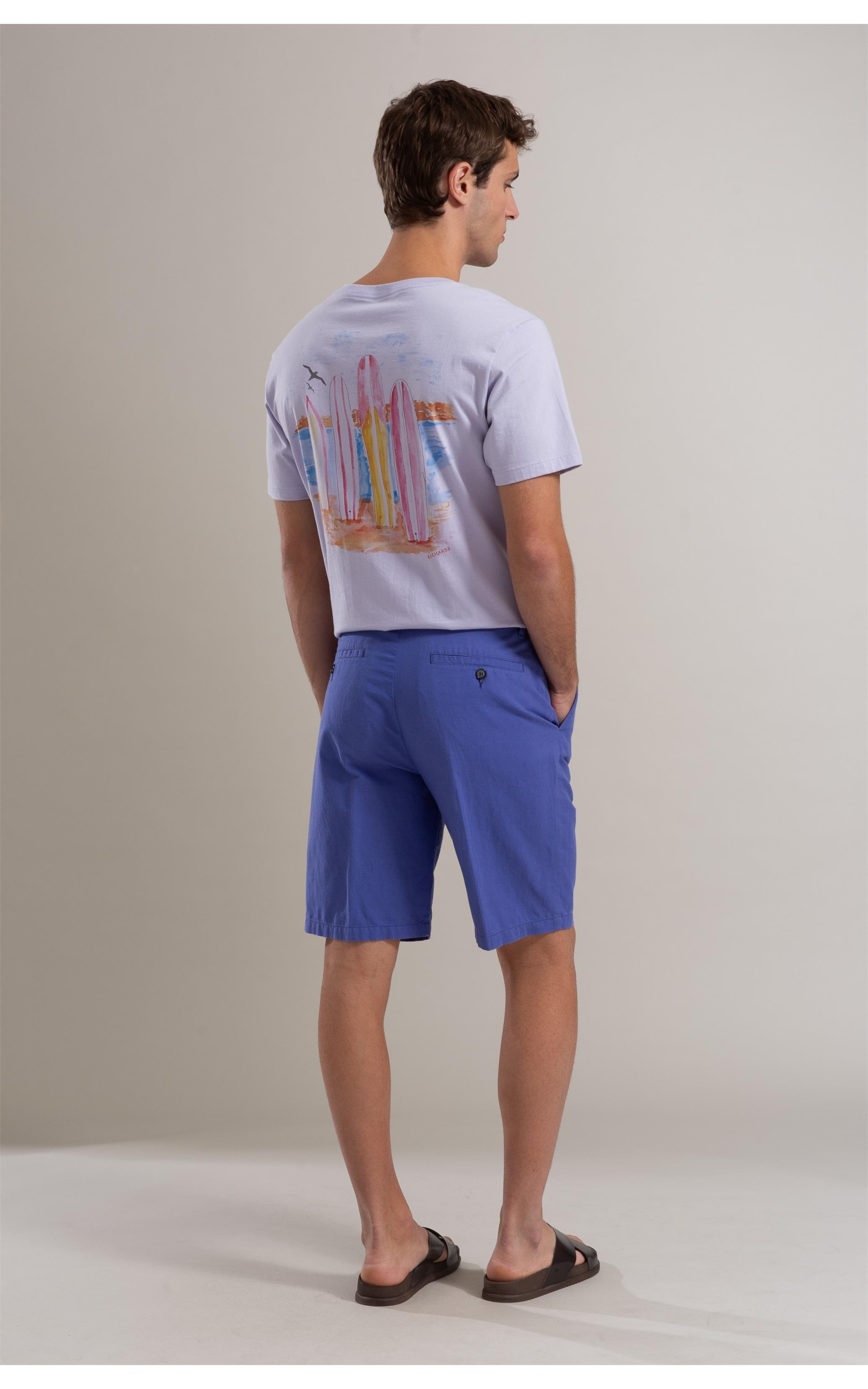 T-Shirt Mm Boards On Sand Azul Seco