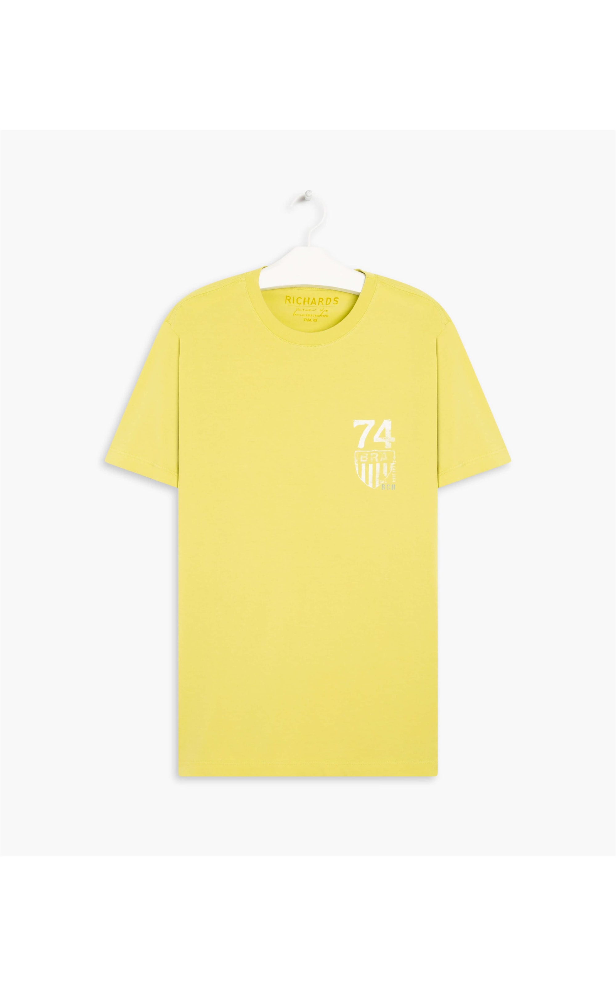 T-Shirt Mm Brasao Cup Amarelo Limao