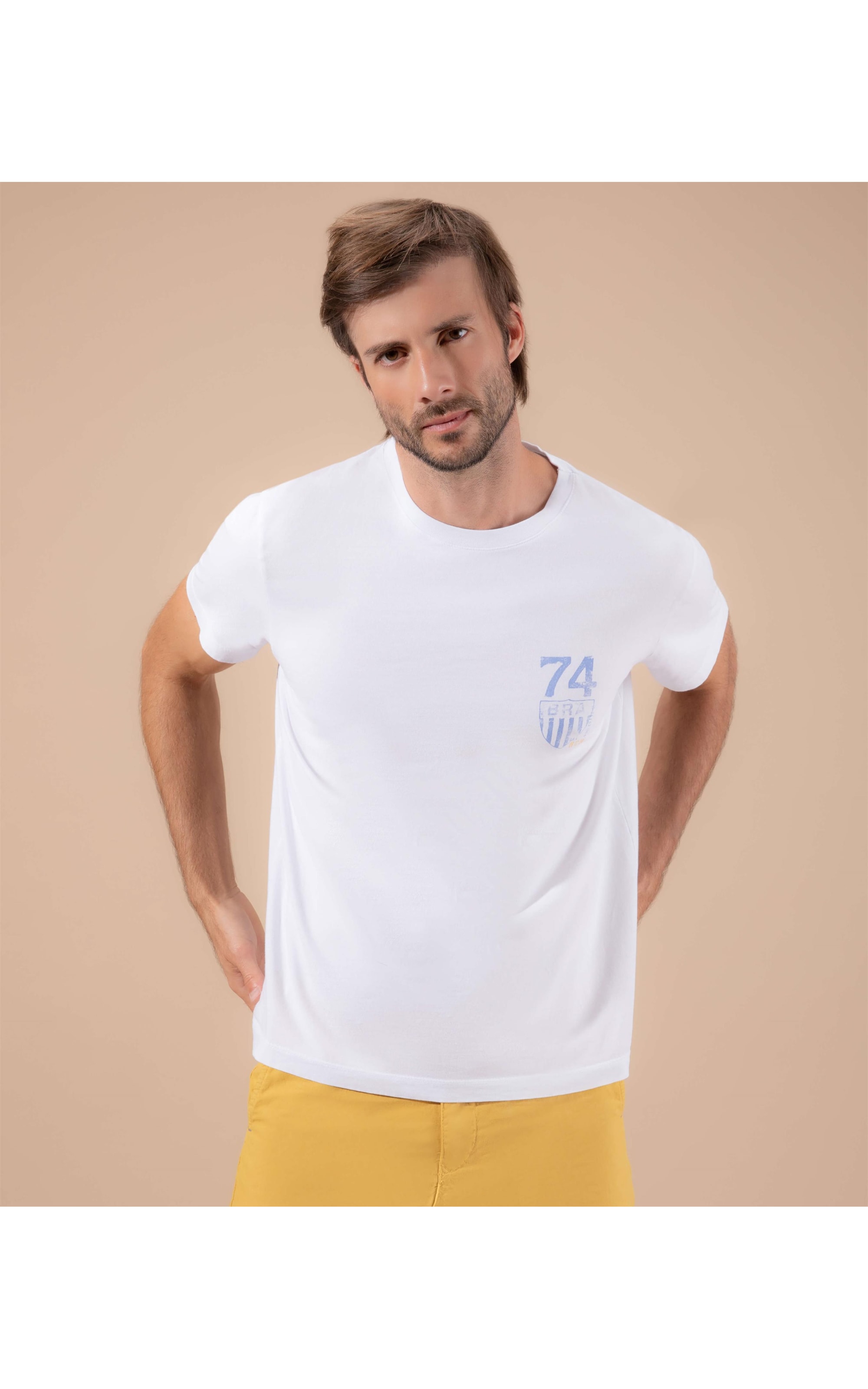 T-Shirt Mm Brasao Cup Branco
