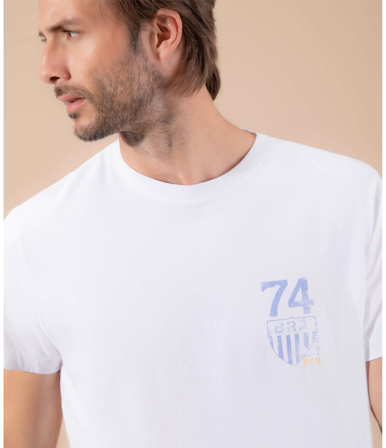 T-Shirt Mm Brasao Cup Branco