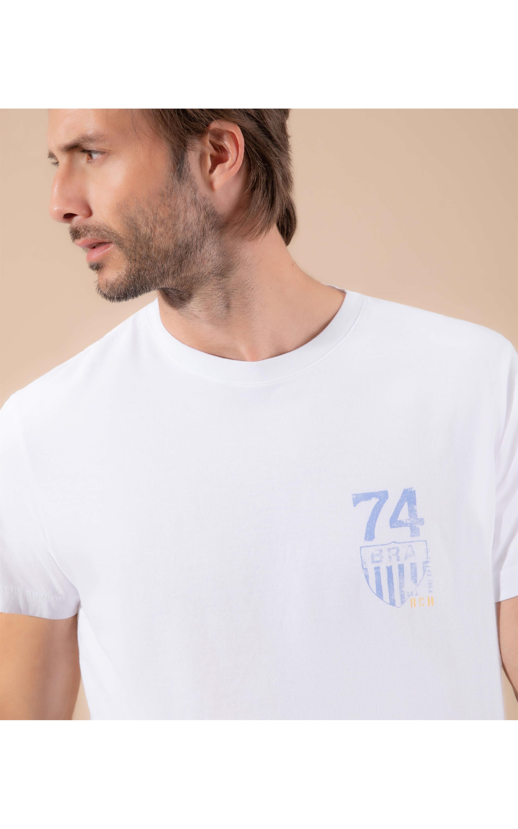 T-Shirt Mm Brasao Cup Branco