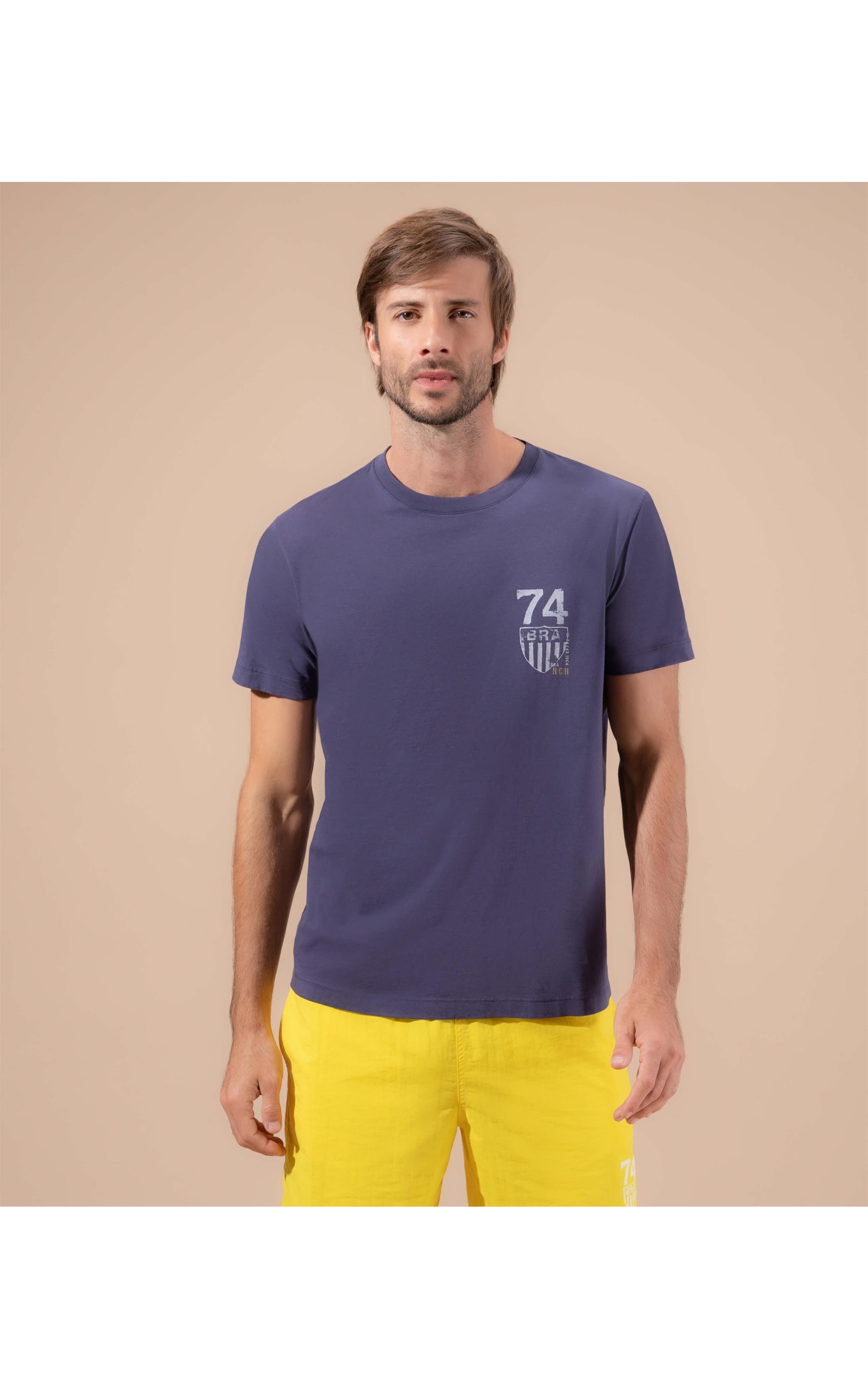 T-Shirt Mm Brasao Cup Old Purple