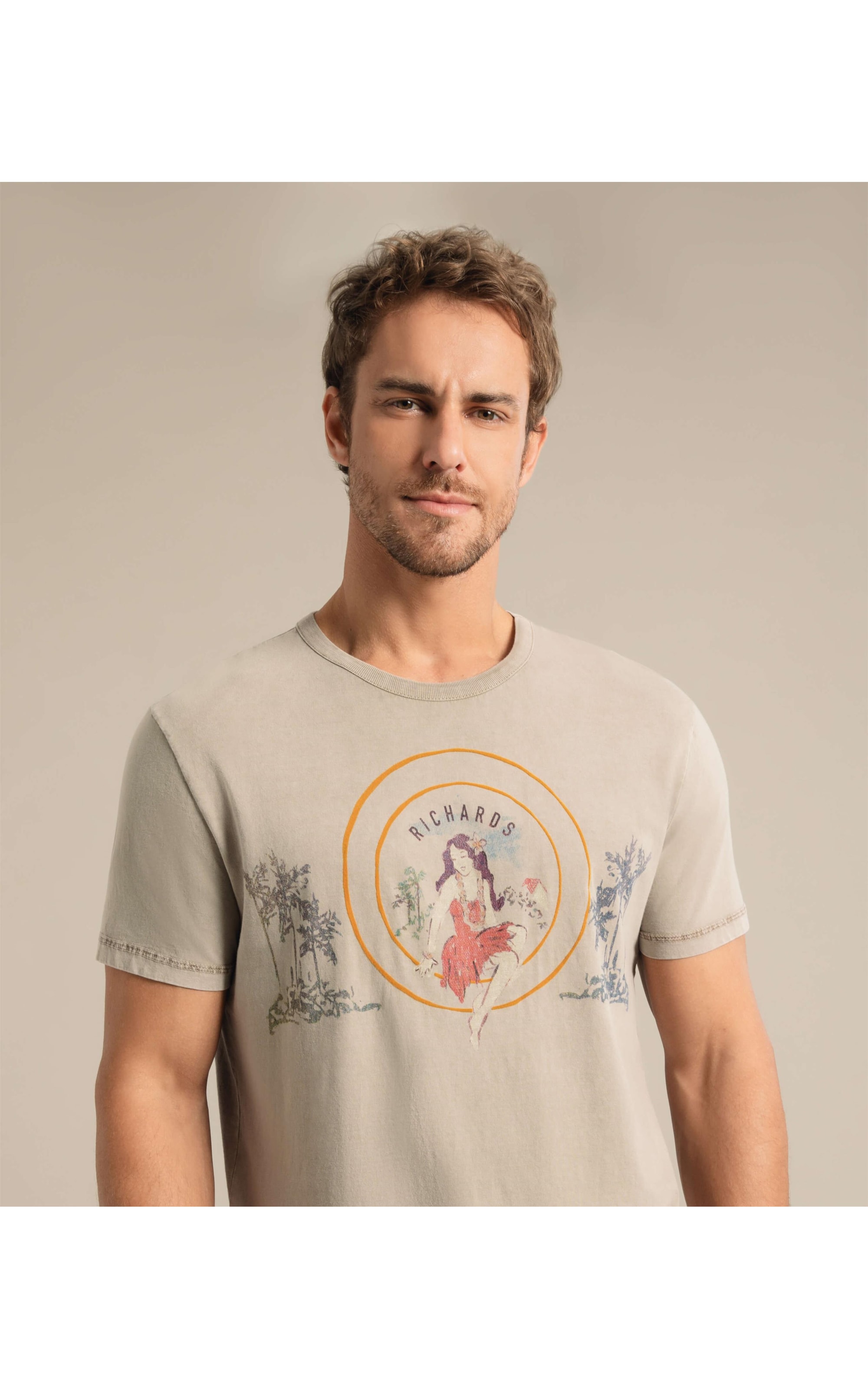 T-Shirt Mm Brasao Tabaco