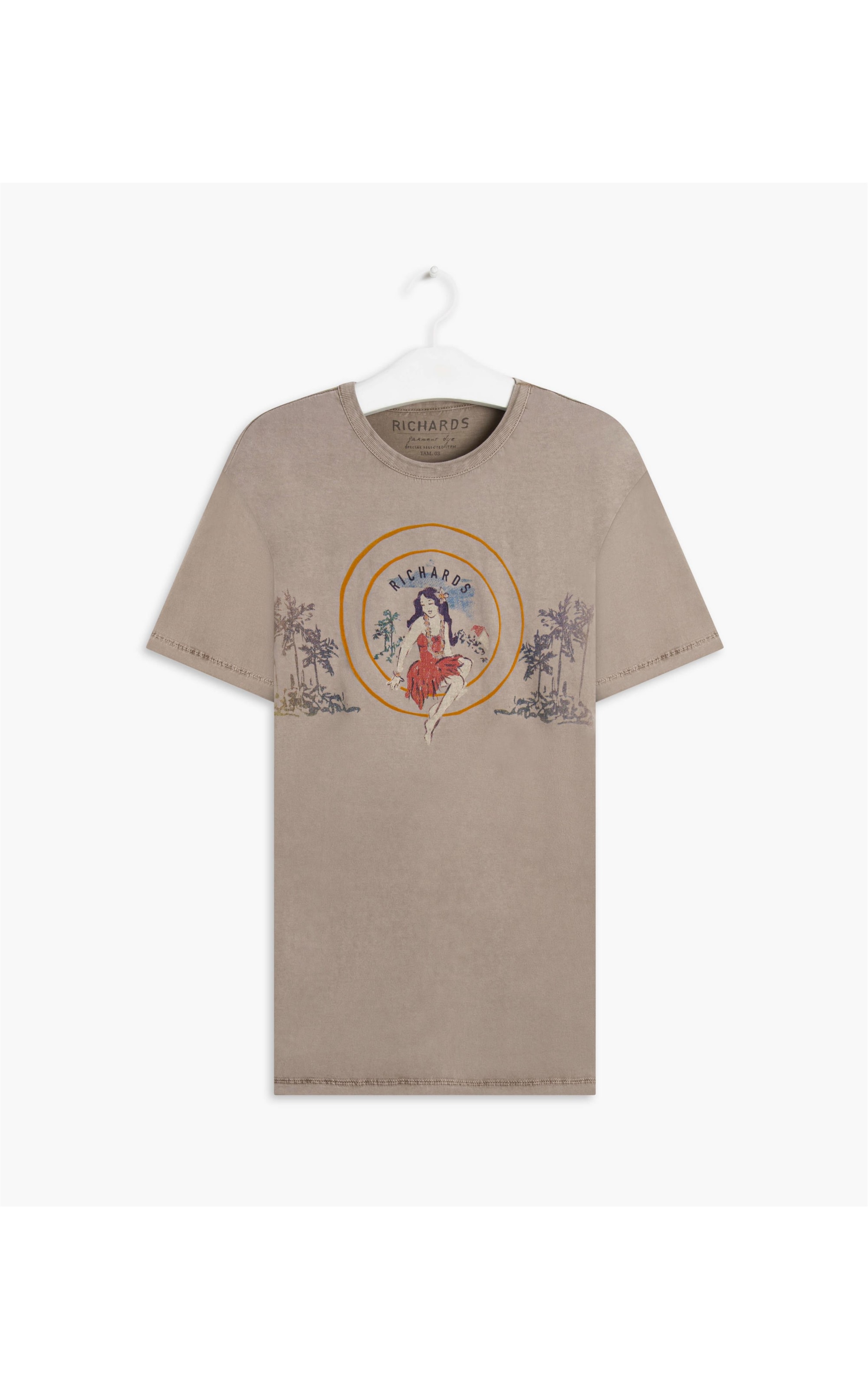 T-Shirt Mm Brasao Tabaco