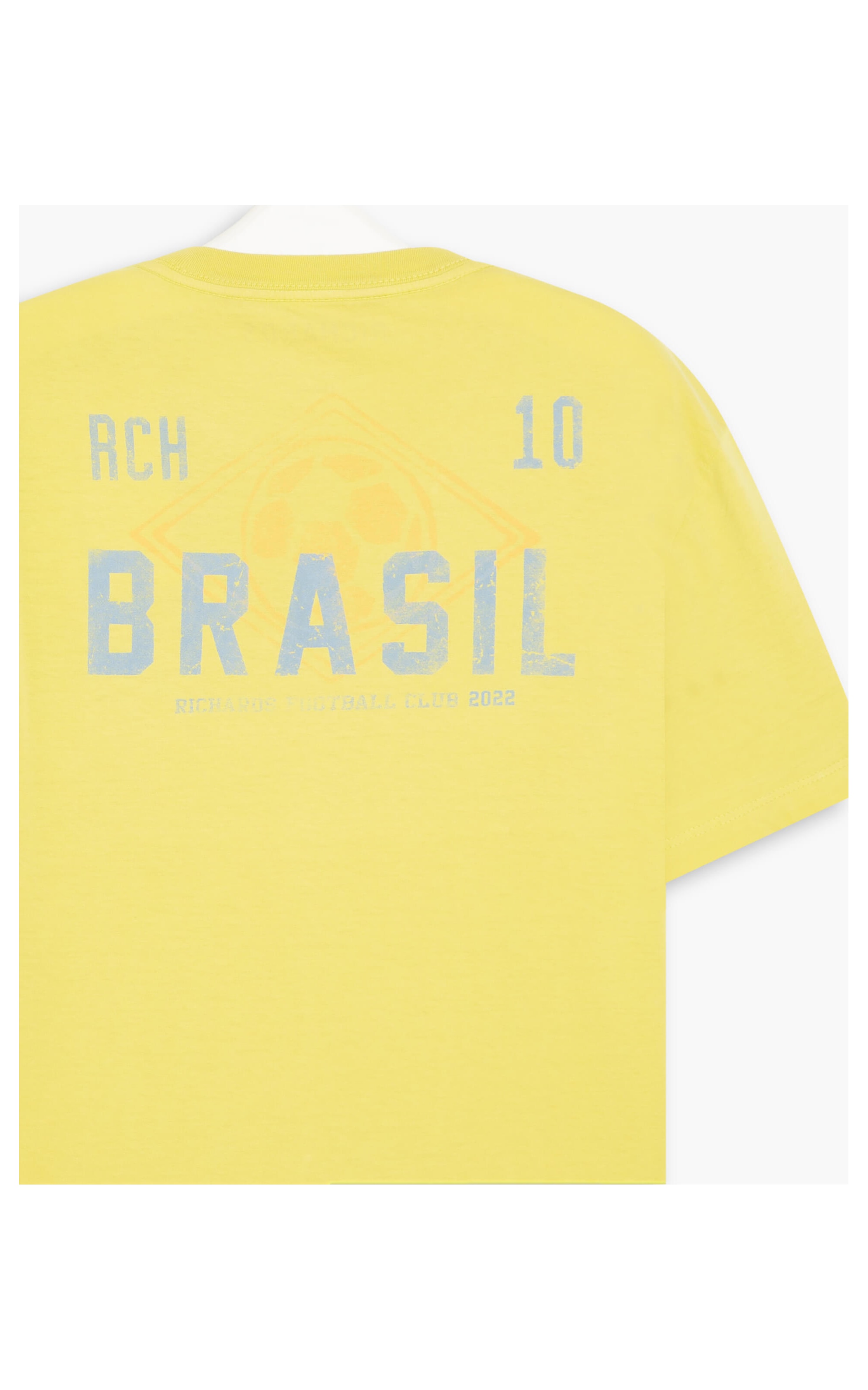 T-Shirt Mm Brasil Cup Amarelo Limao