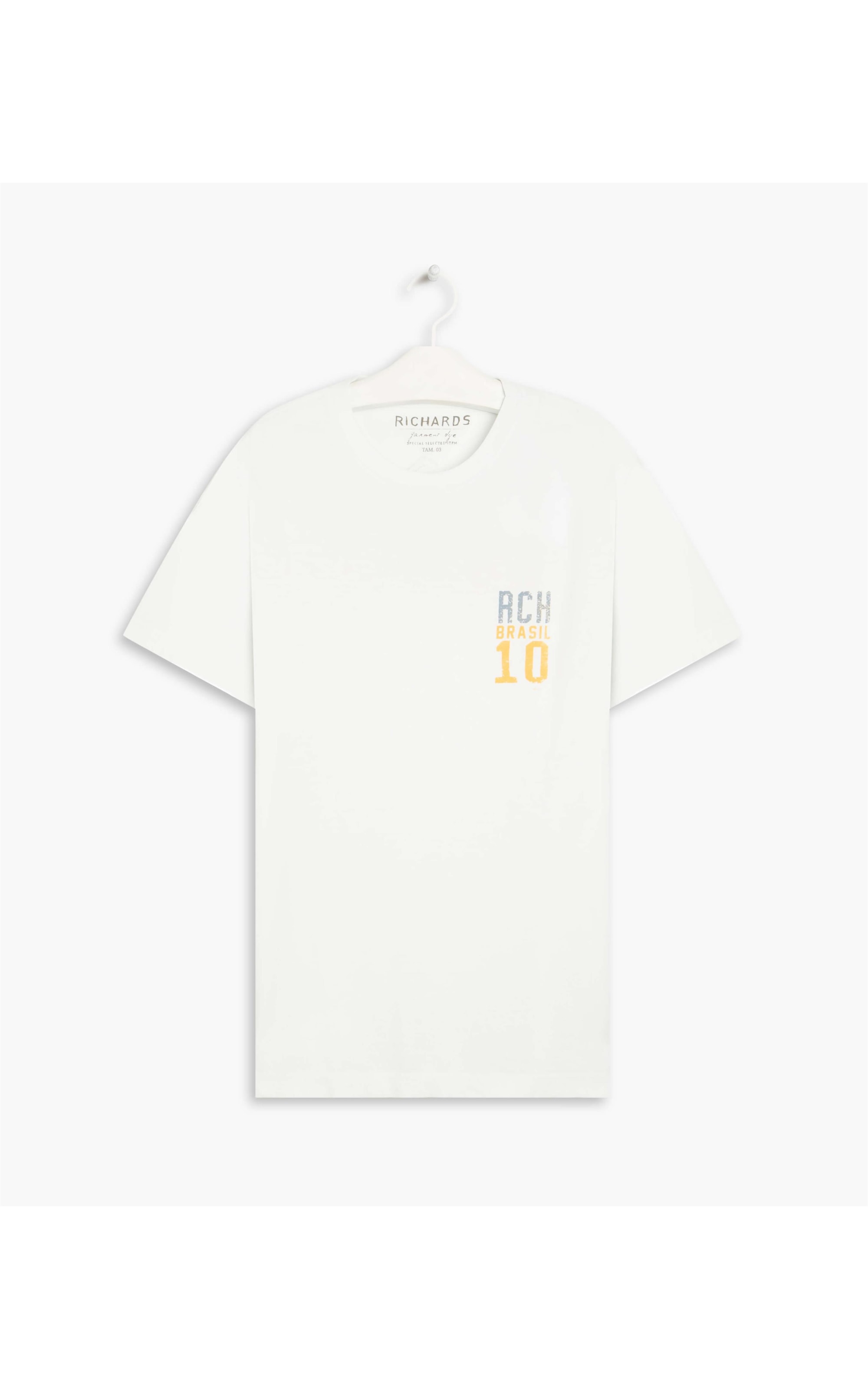 T-Shirt Mm Brasil Cup Branco