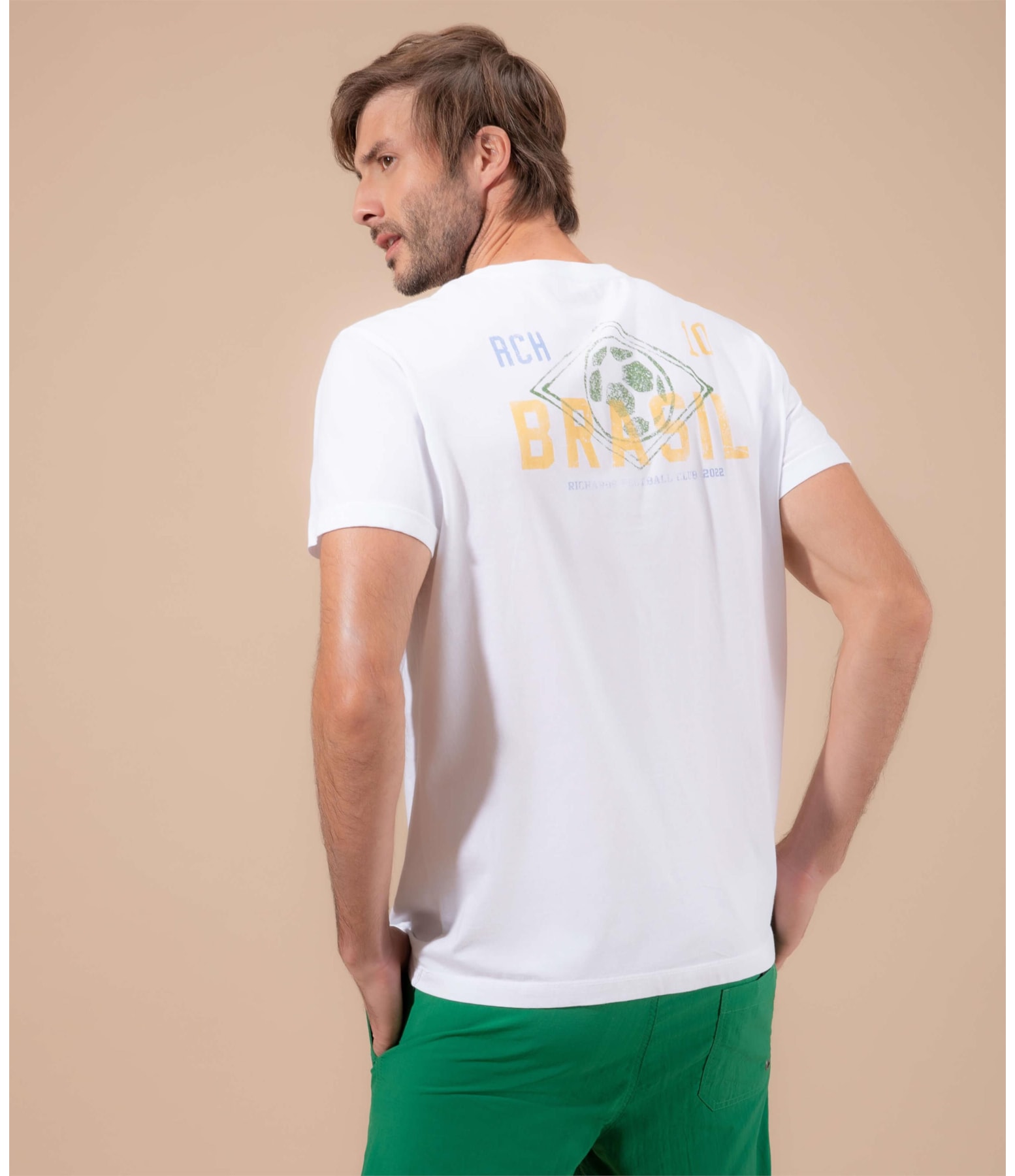 T-Shirt Mm Brasil Cup Branco