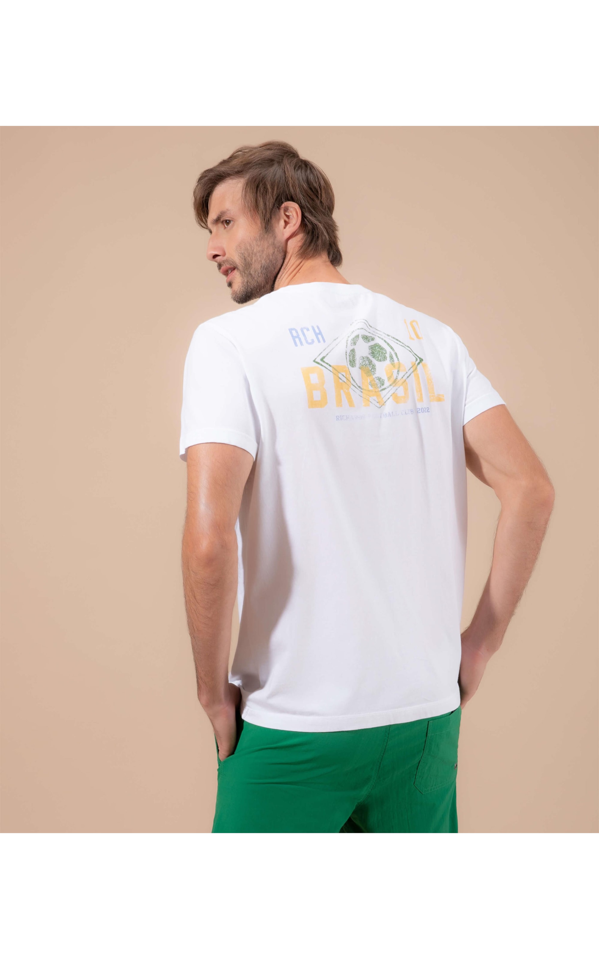 T-Shirt Mm Brasil Cup Branco