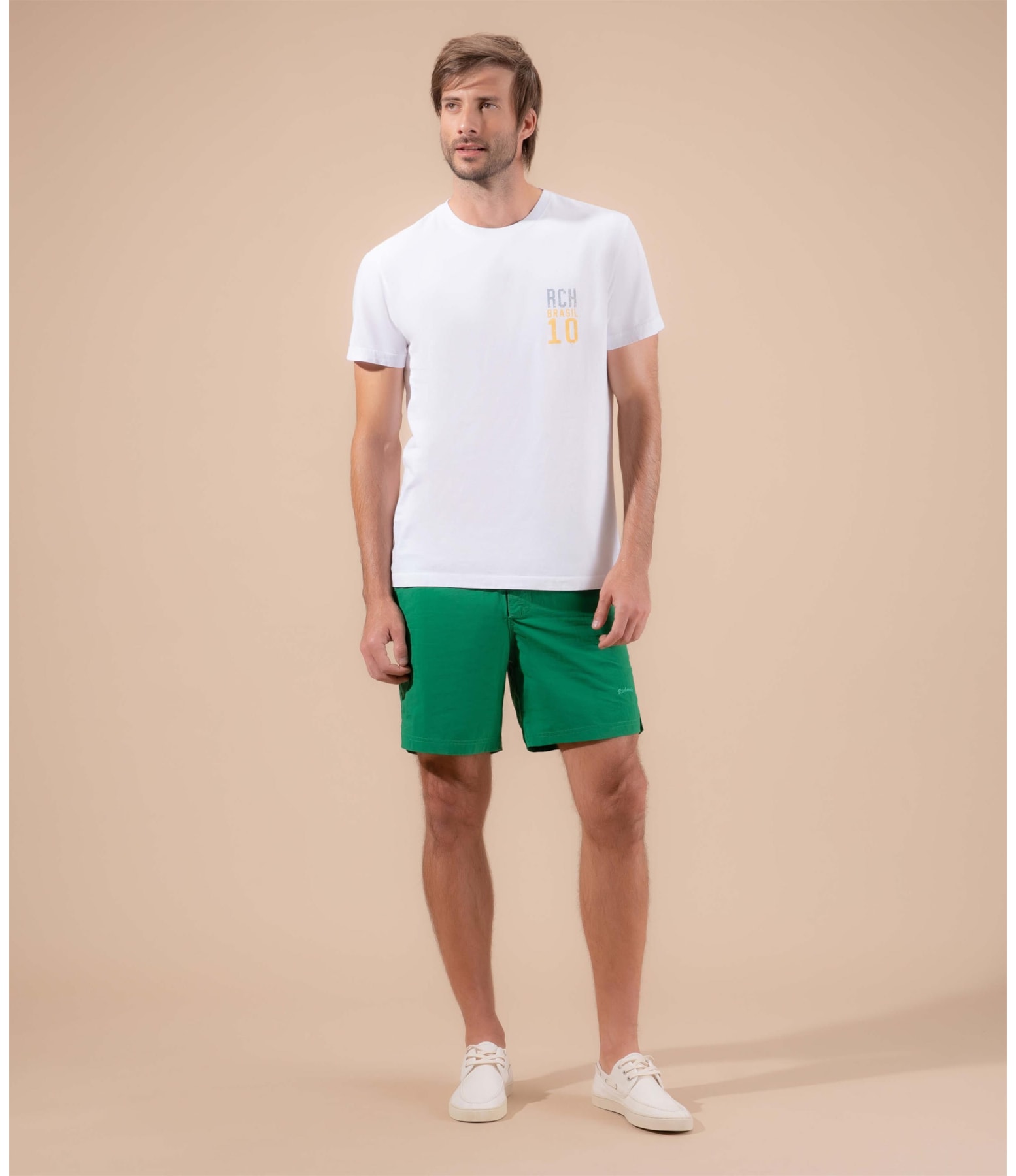 T-Shirt Mm Brasil Cup Branco