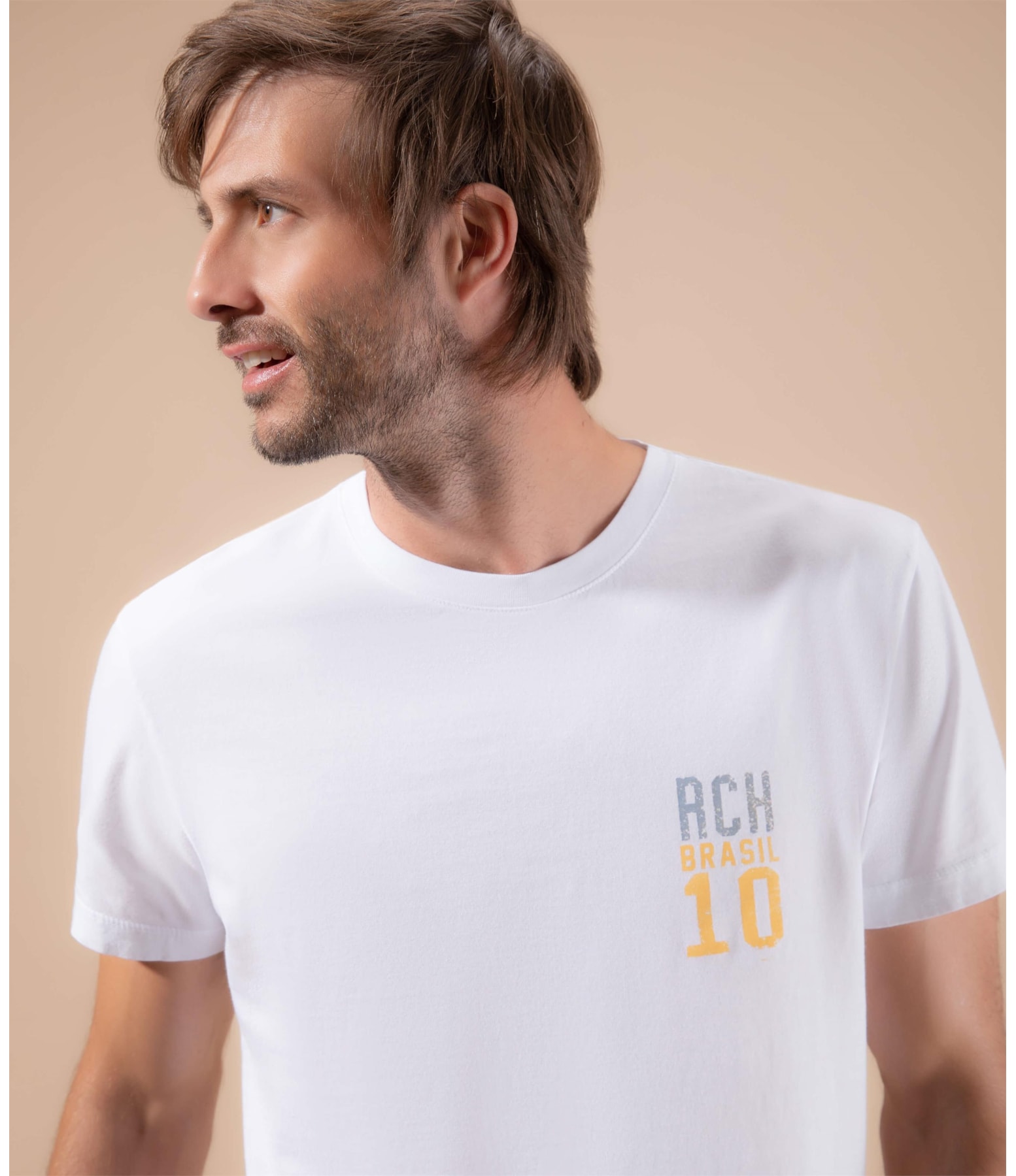 T-Shirt Mm Brasil Cup Branco