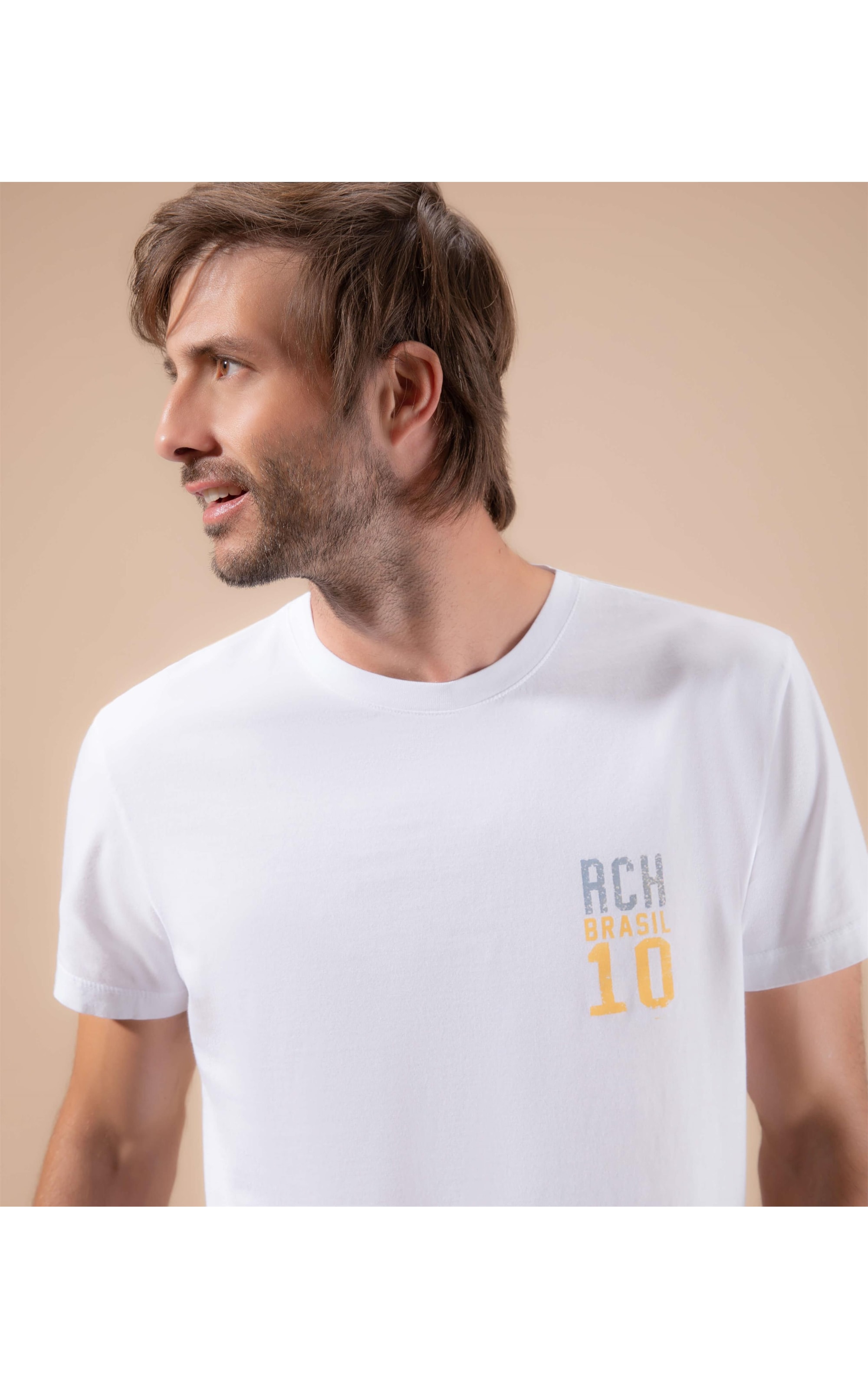 T-Shirt Mm Brasil Cup Branco