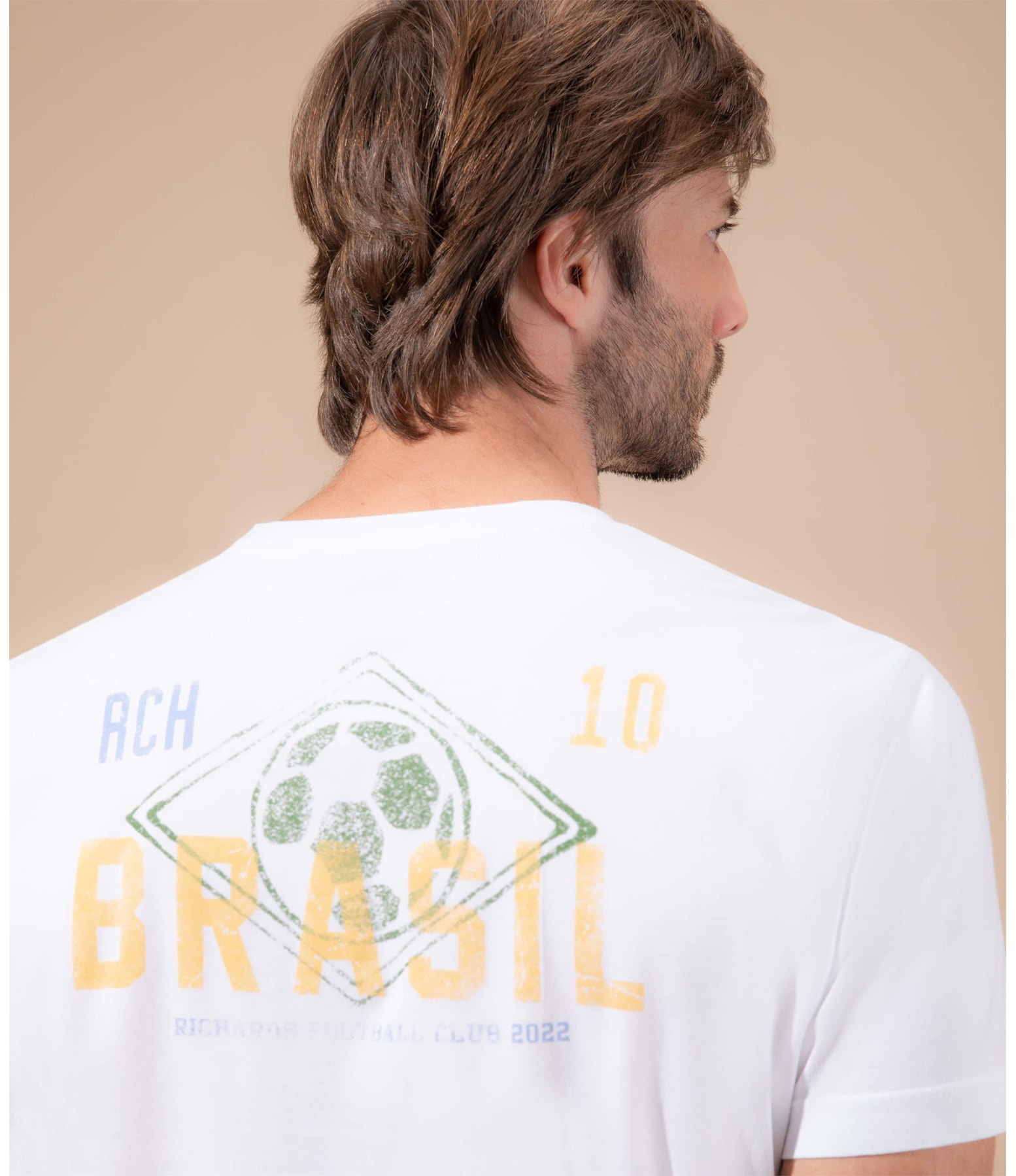 T-Shirt Mm Brasil Cup Branco