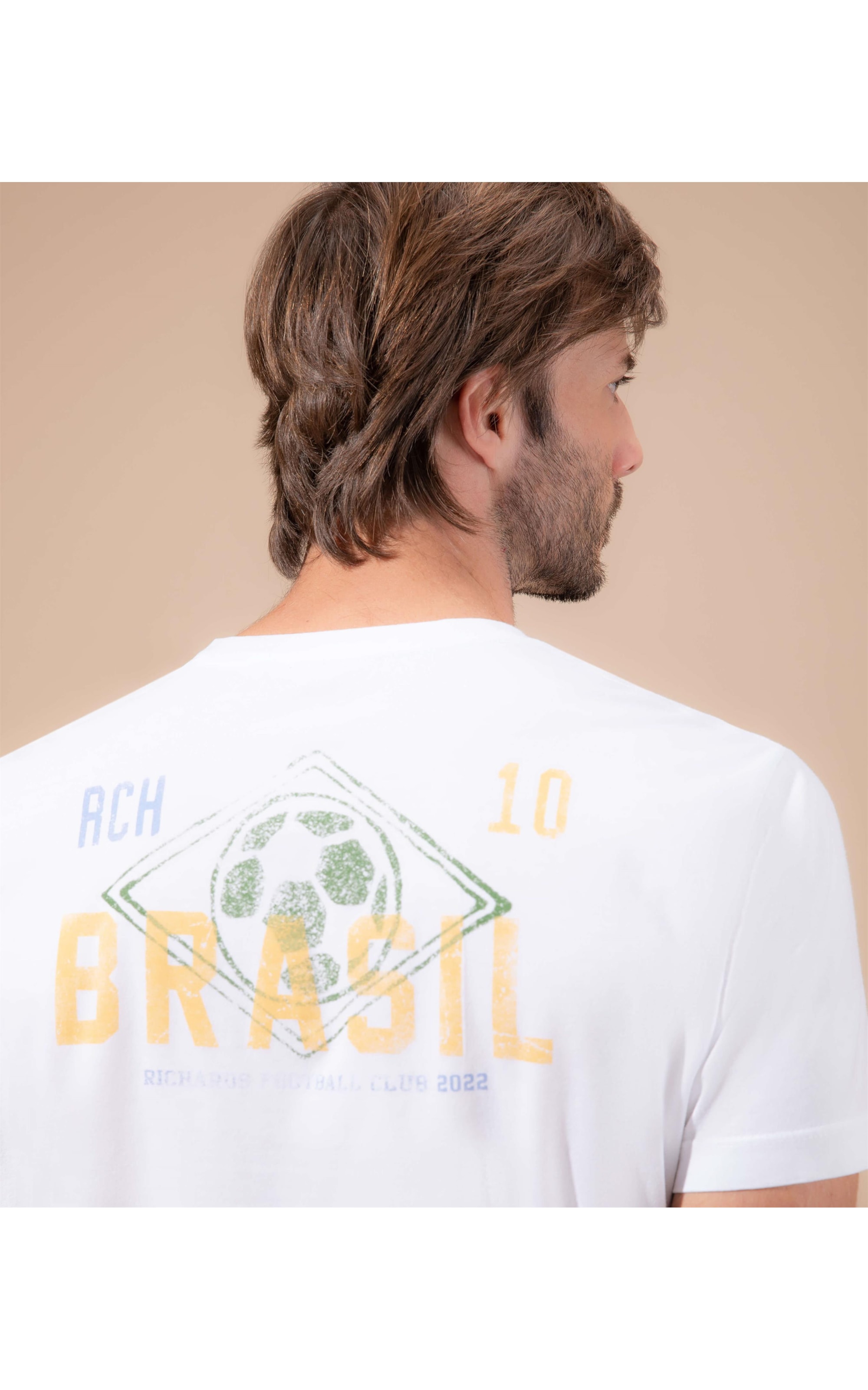 T-Shirt Mm Brasil Cup Branco