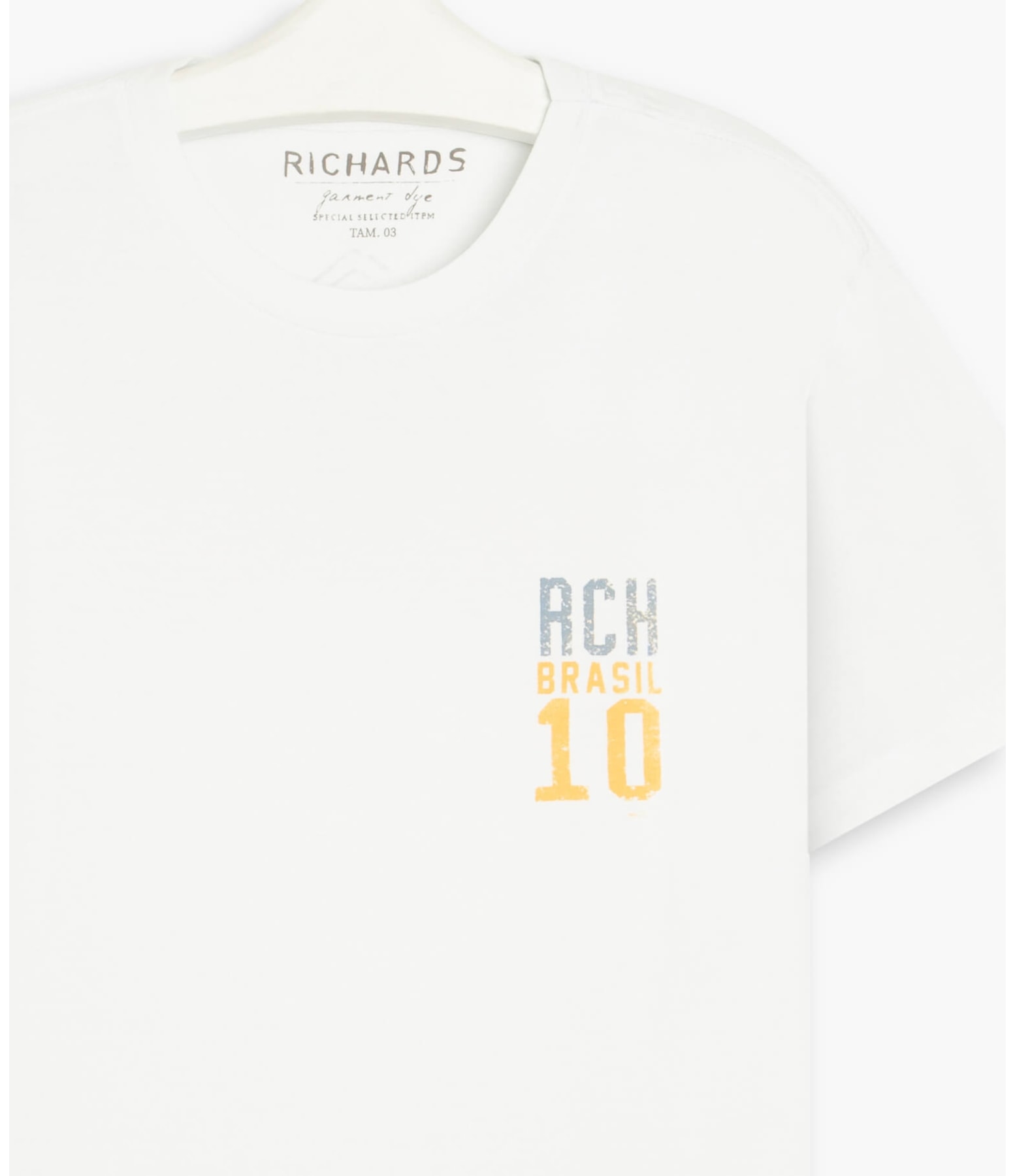 T-Shirt Mm Brasil Cup Branco