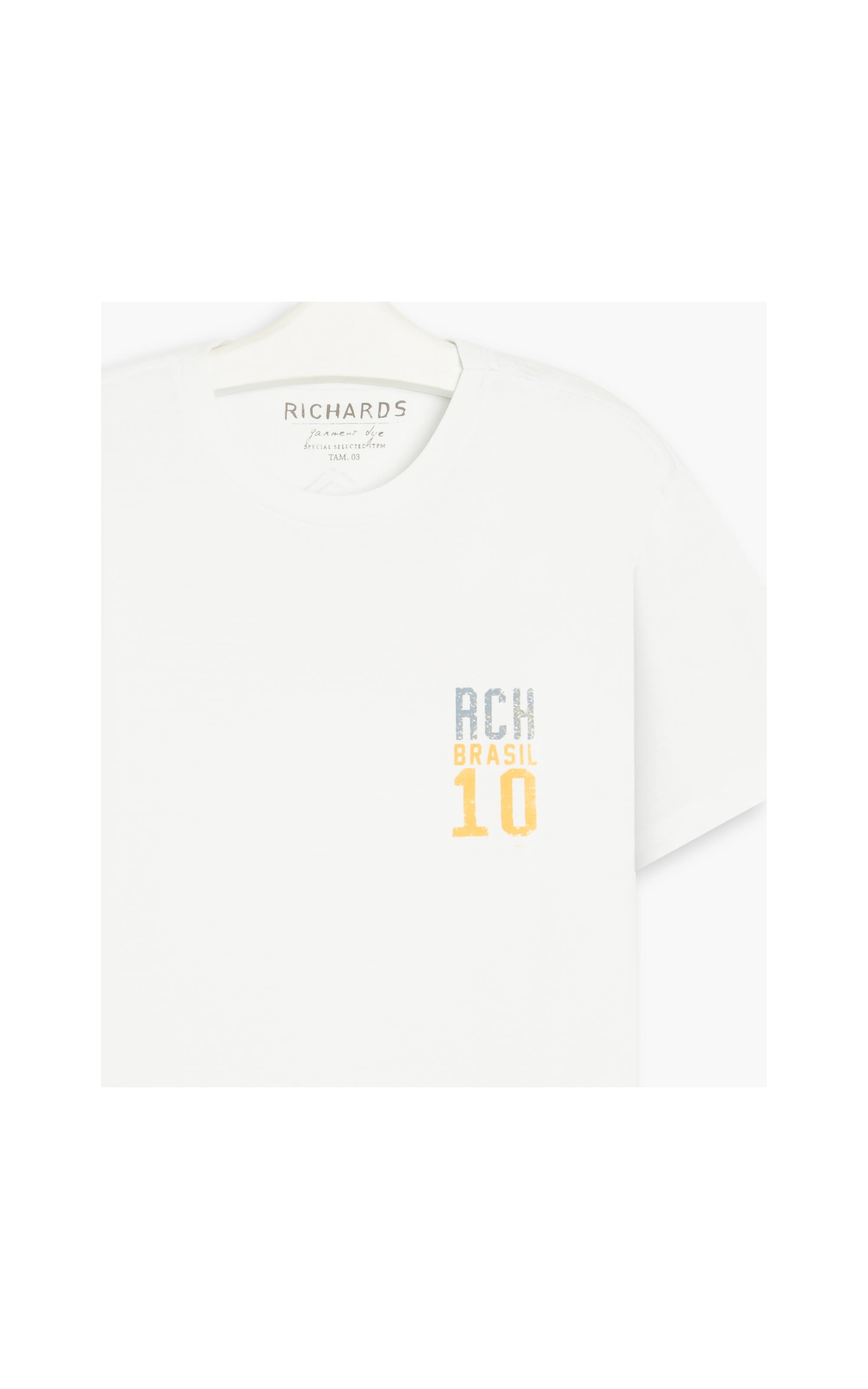 T-Shirt Mm Brasil Cup Branco