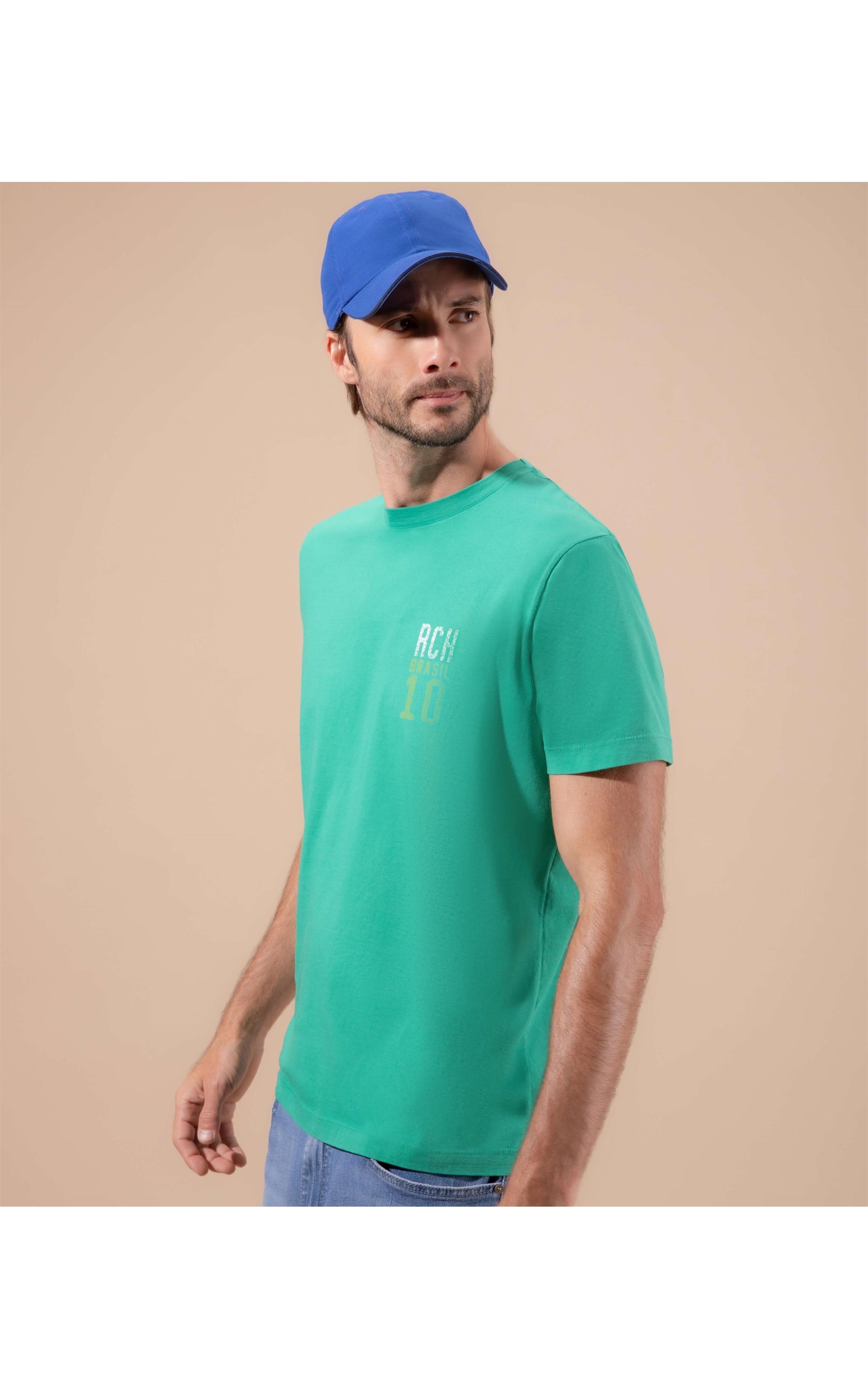 T-Shirt Mm Brasil Cup Verde Bandeira
