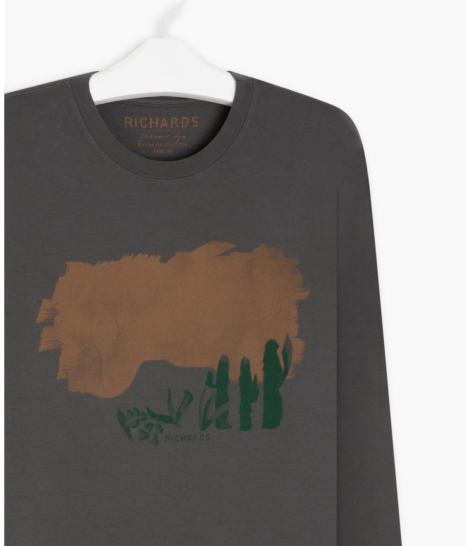 T-Shirt Mm Cactus Ml Charcoal