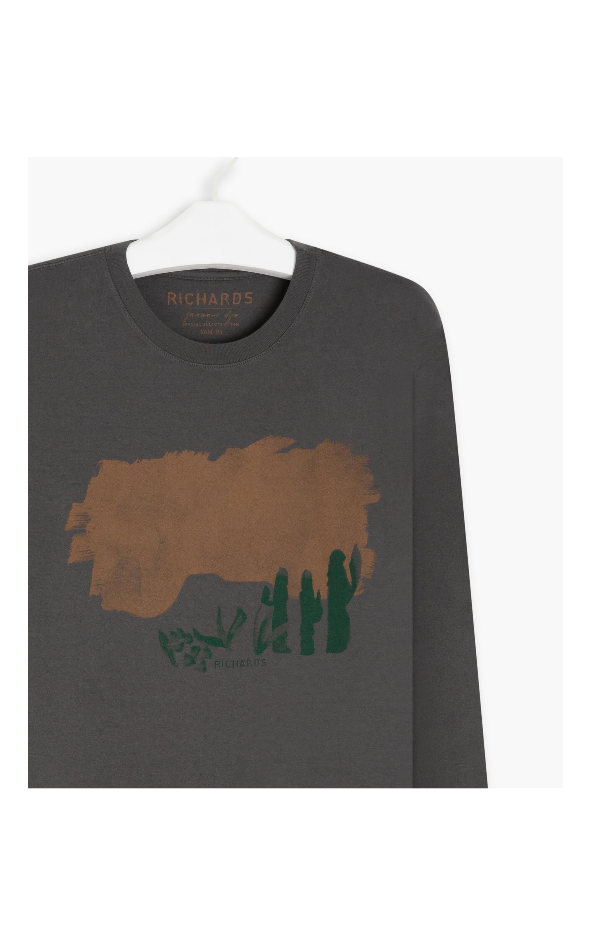 T-Shirt Mm Cactus Ml Charcoal