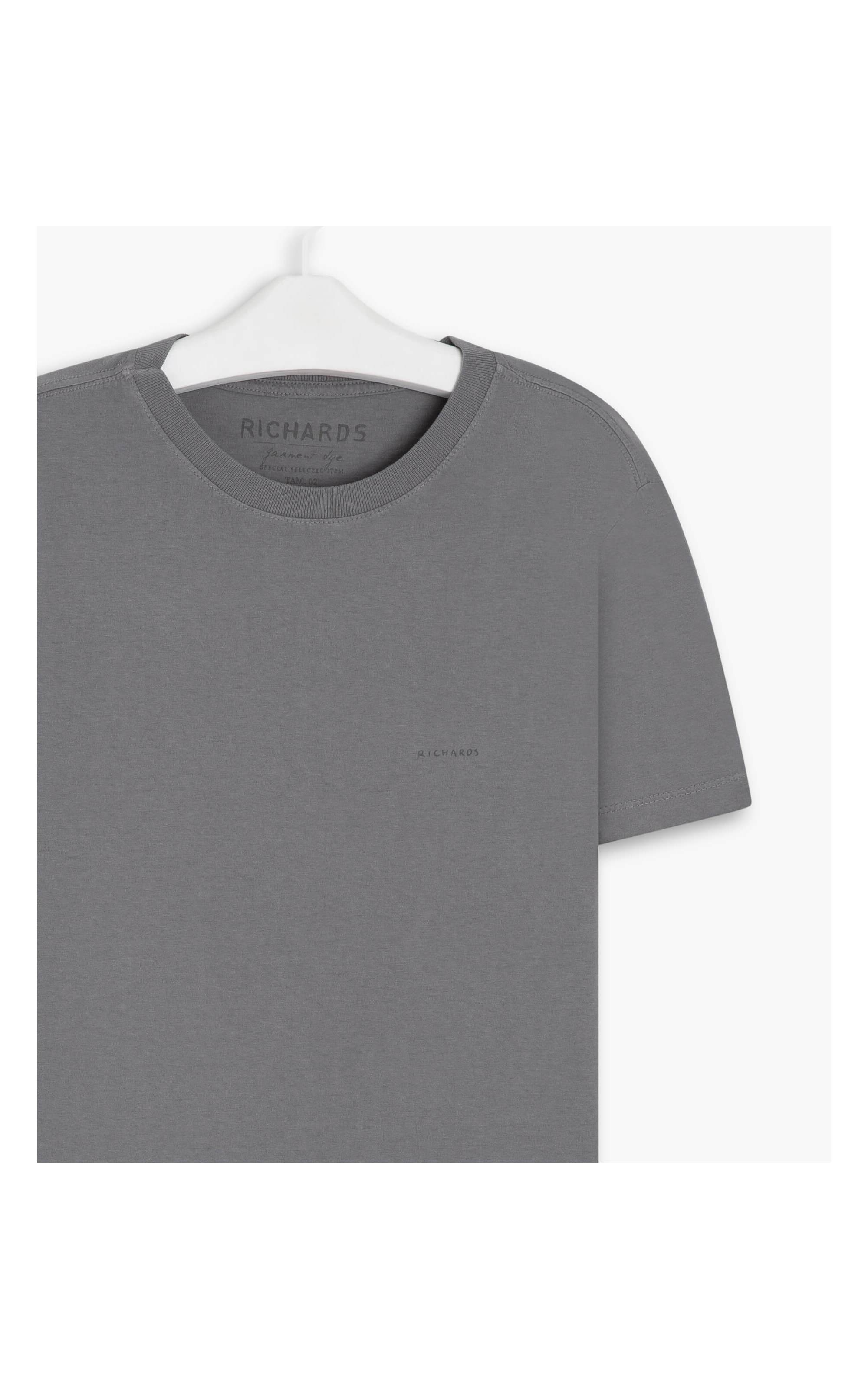 T-Shirt Mm Cavalo Costas Charcoal