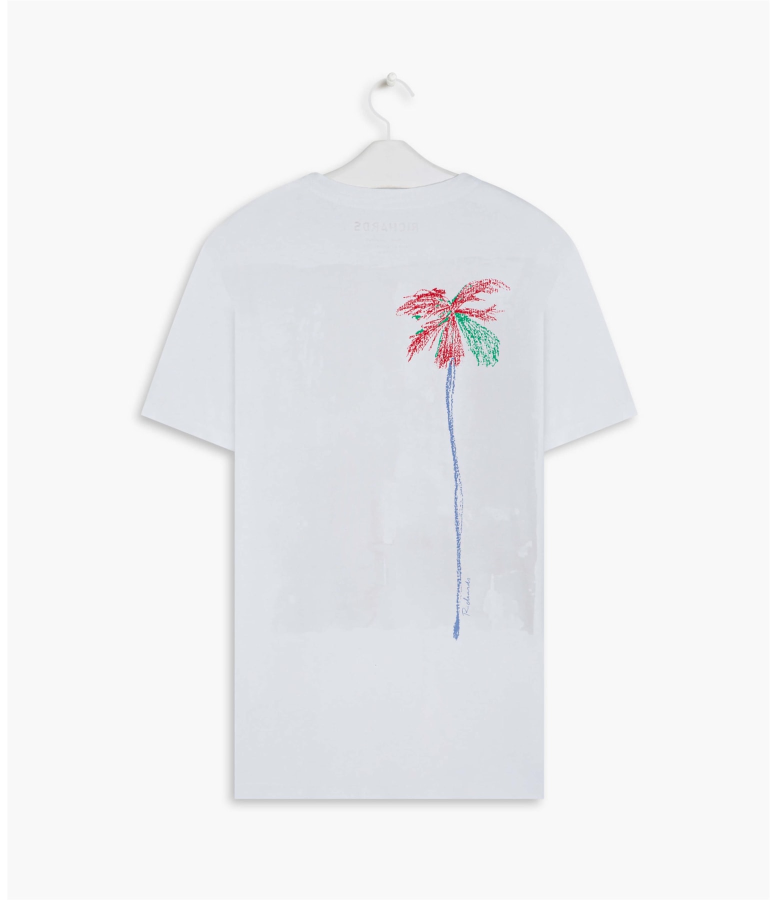 T-Shirt Mm Coqueiro Stone Branco