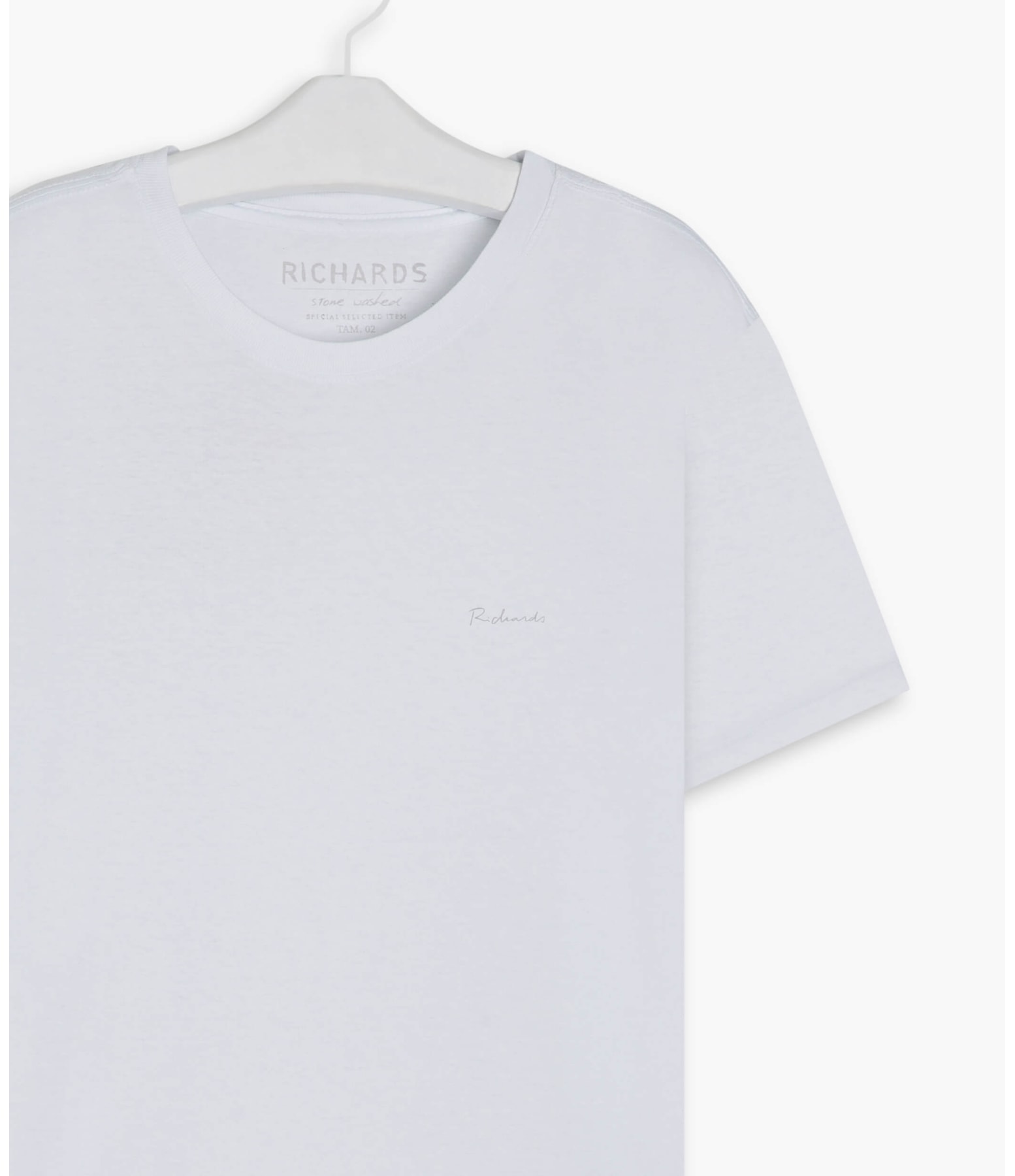 T-Shirt Mm Coqueiro Stone Branco