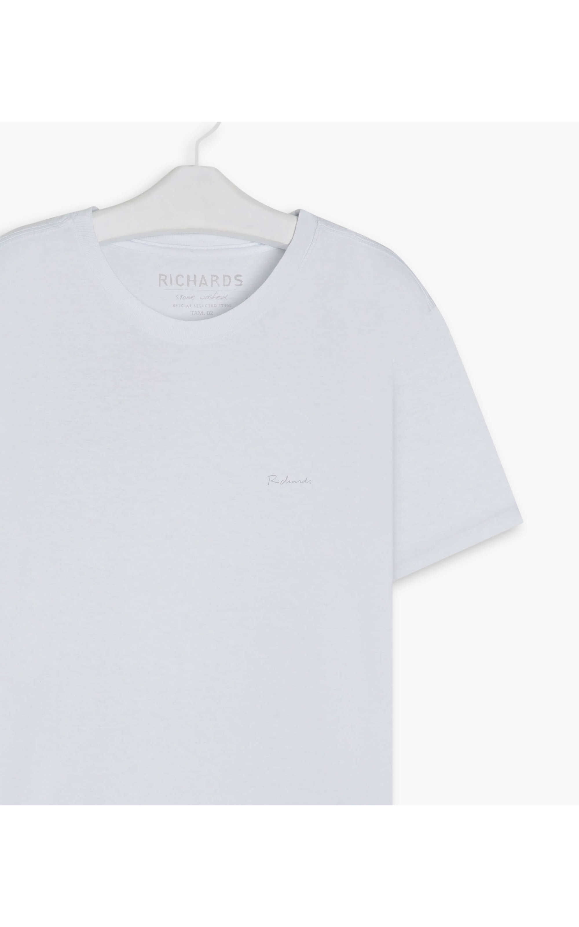 T-Shirt Mm Coqueiro Stone Branco