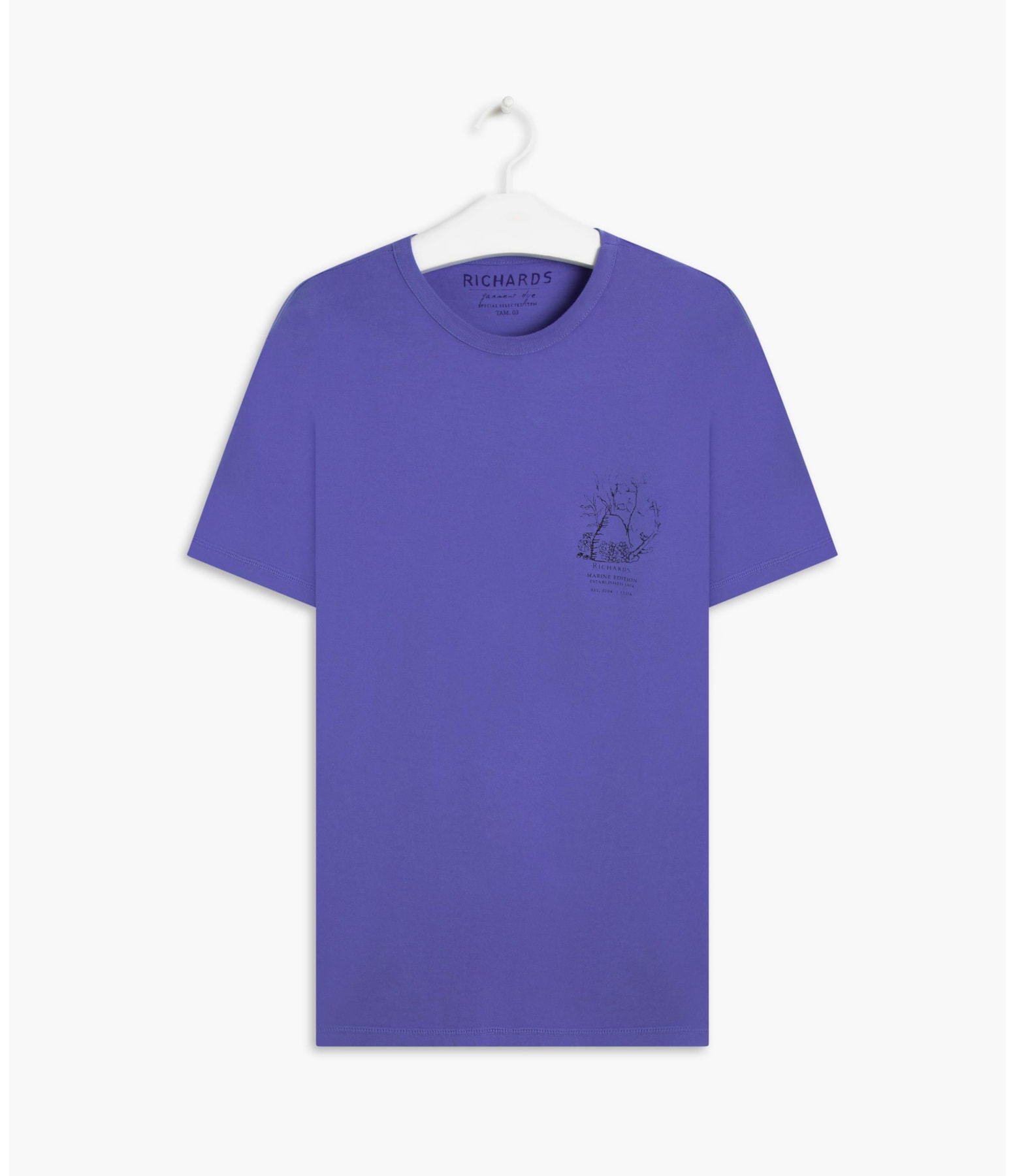 T-Shirt Mm Coral Azul Bic