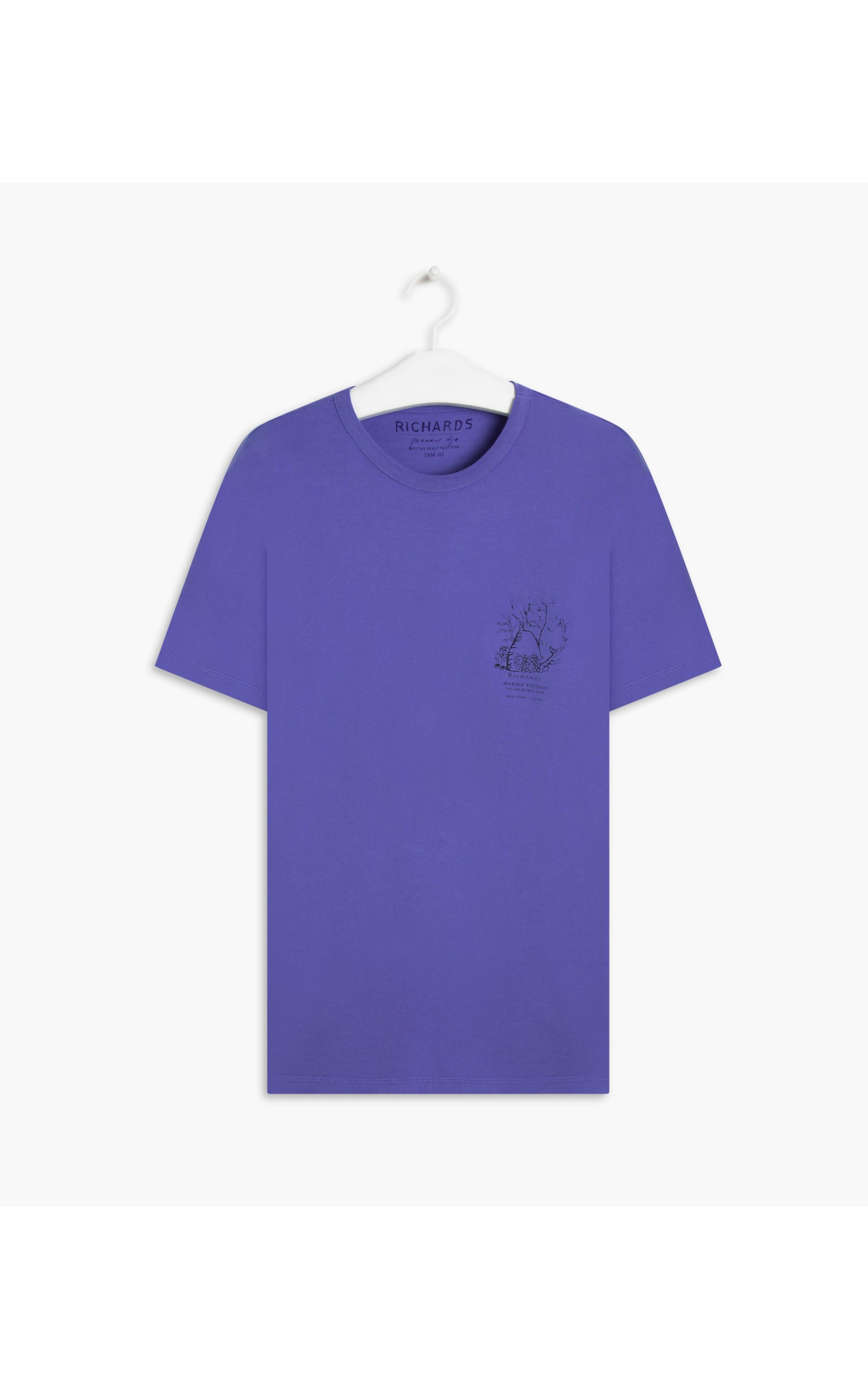 T-Shirt Mm Coral Azul Bic