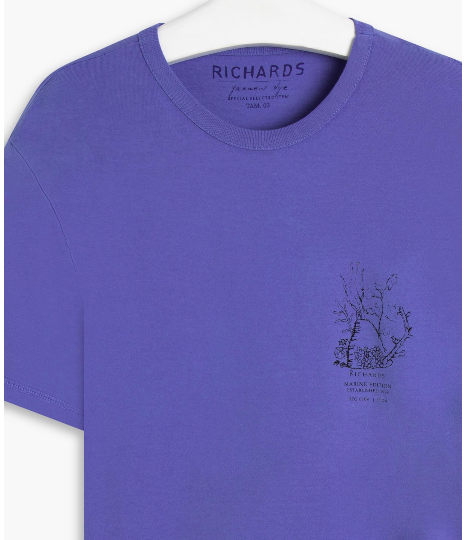T-Shirt Mm Coral Azul Bic