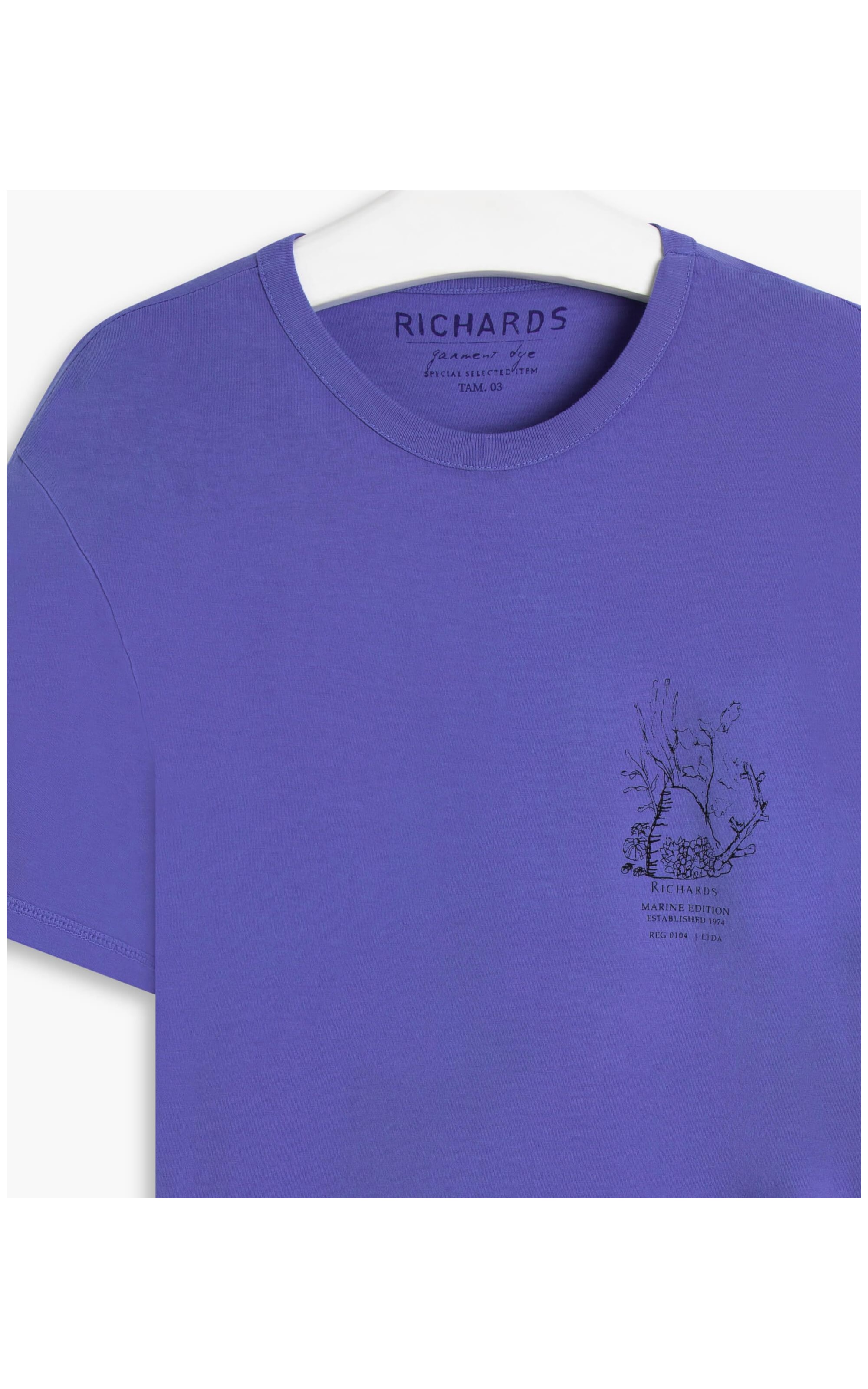 T-Shirt Mm Coral Azul Bic