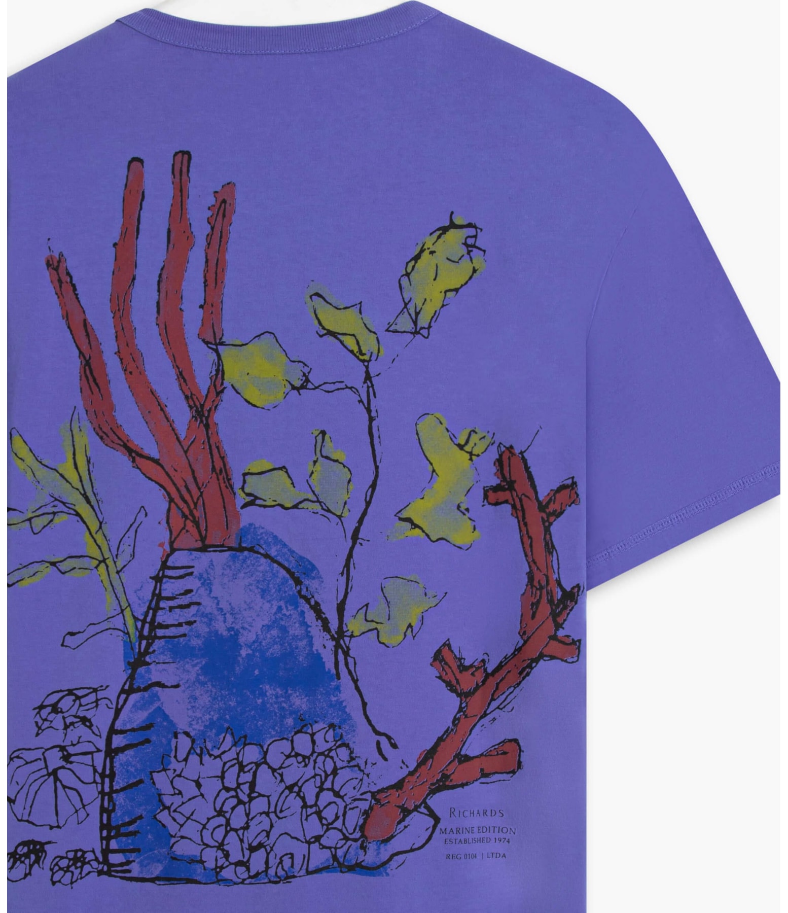 T-Shirt Mm Coral Azul Bic