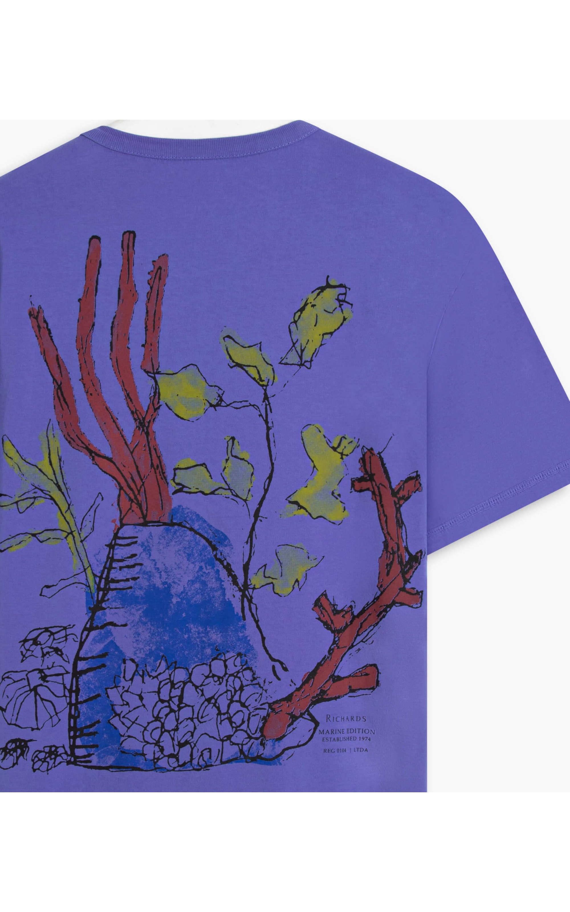 T-Shirt Mm Coral Azul Bic