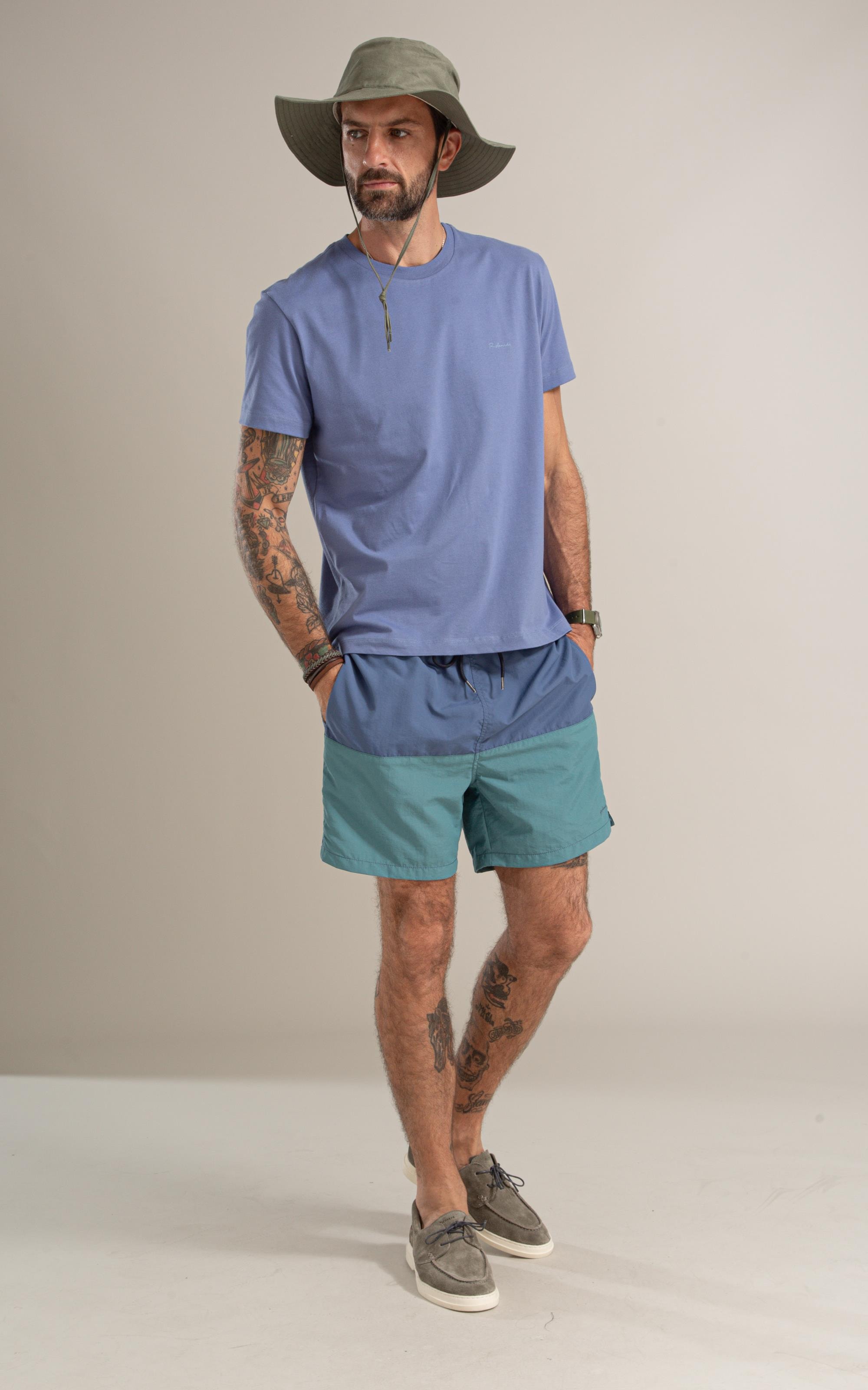 T-Shirt Mm Costa Costas Bf Azul Pervante