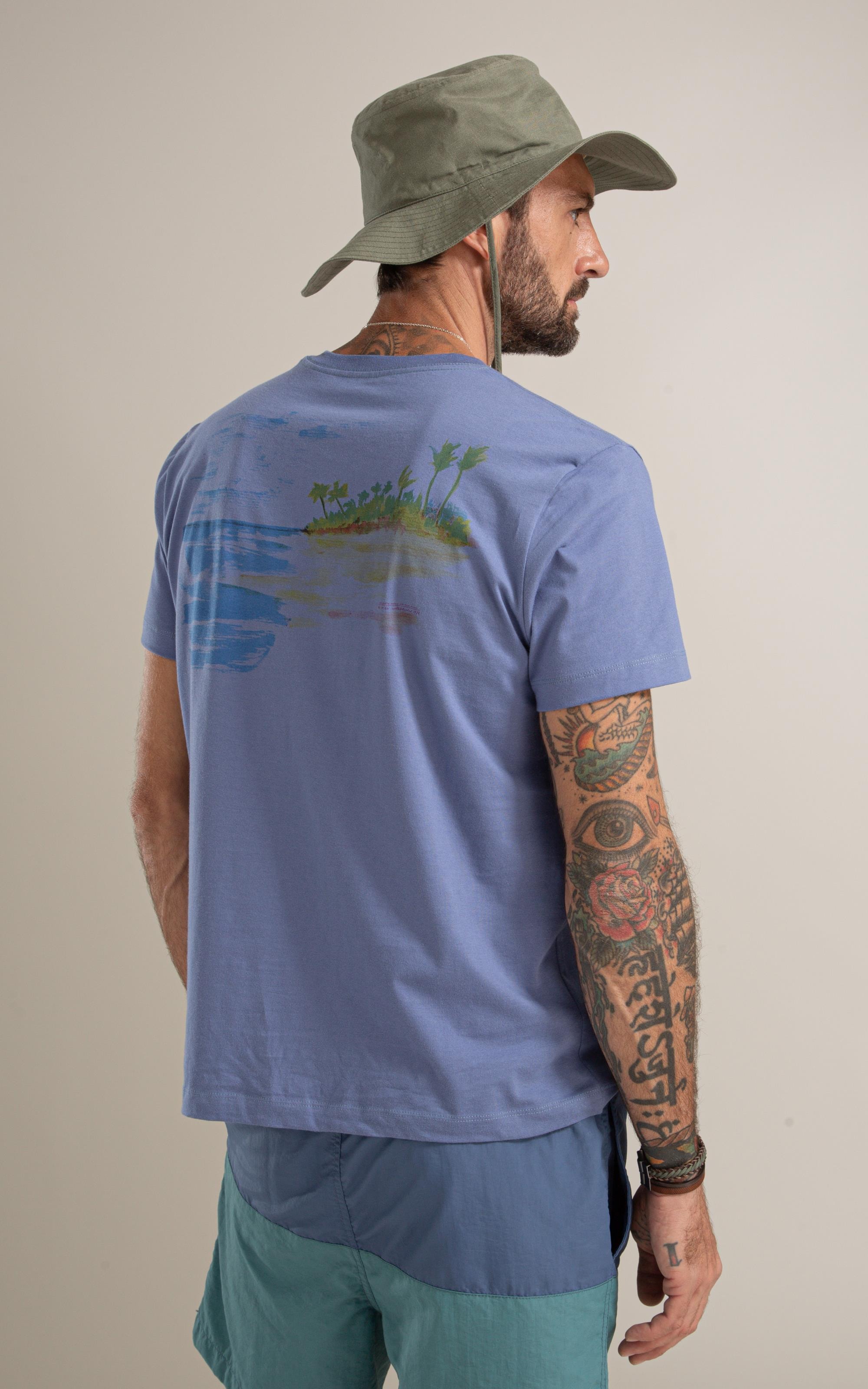 T-Shirt Mm Costa Costas Bf Azul Pervante
