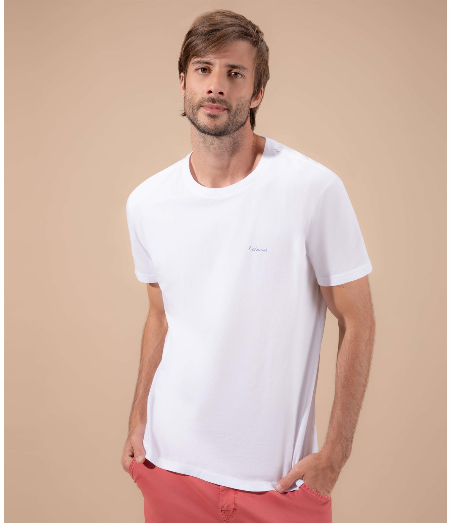 T-Shirt Mm Crab Costas Stone Branco