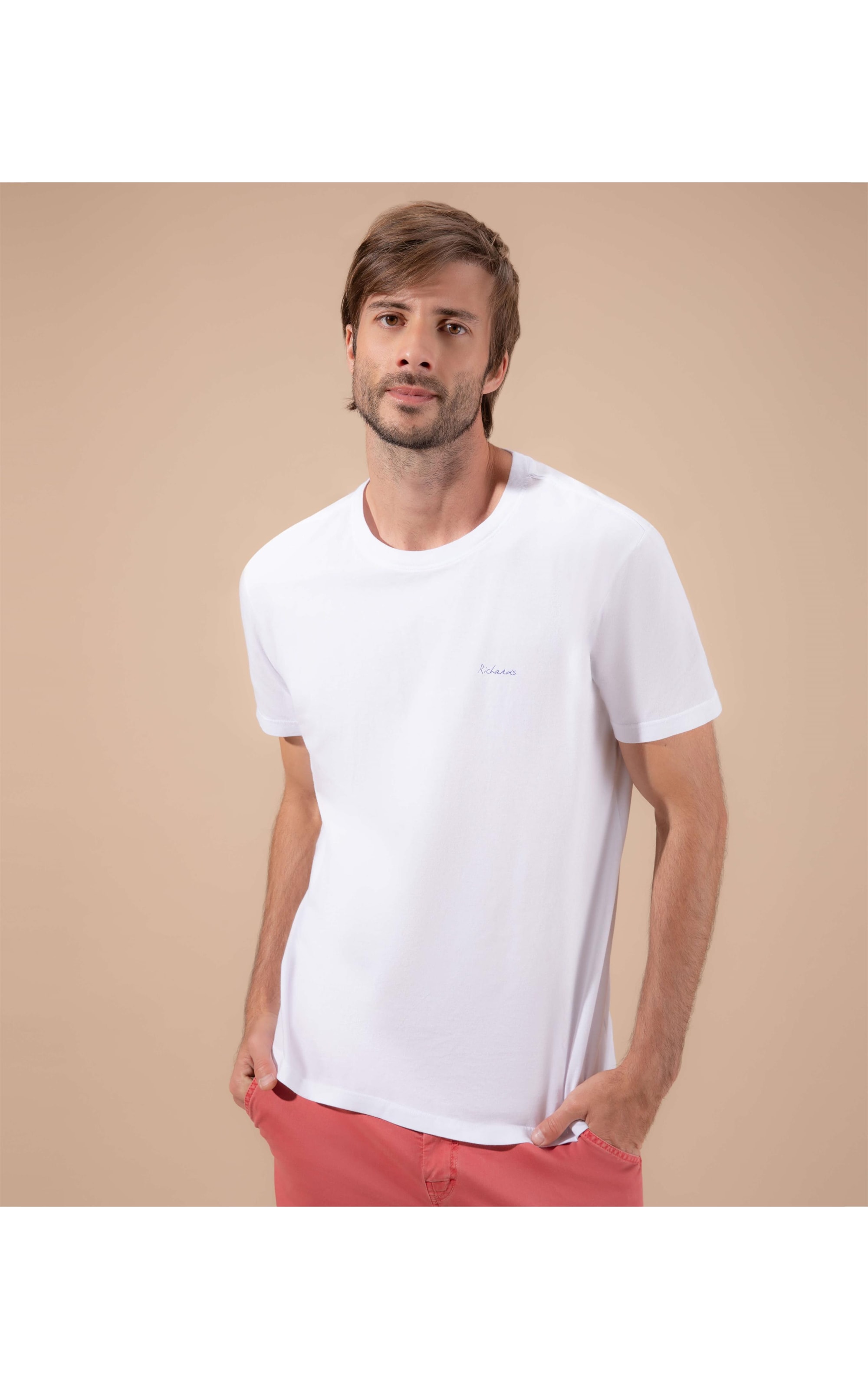T-Shirt Mm Crab Costas Stone Branco