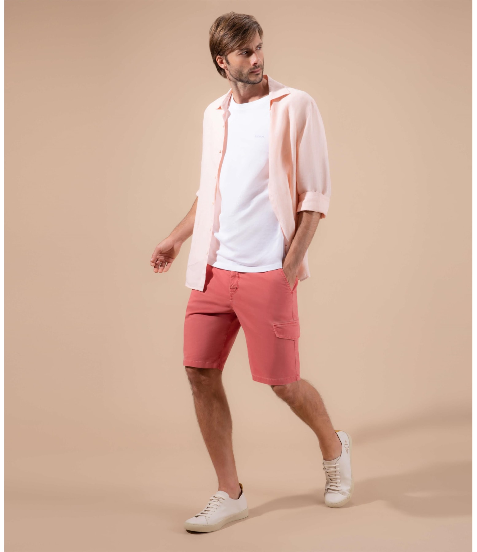 T-Shirt Mm Crab Costas Stone Branco