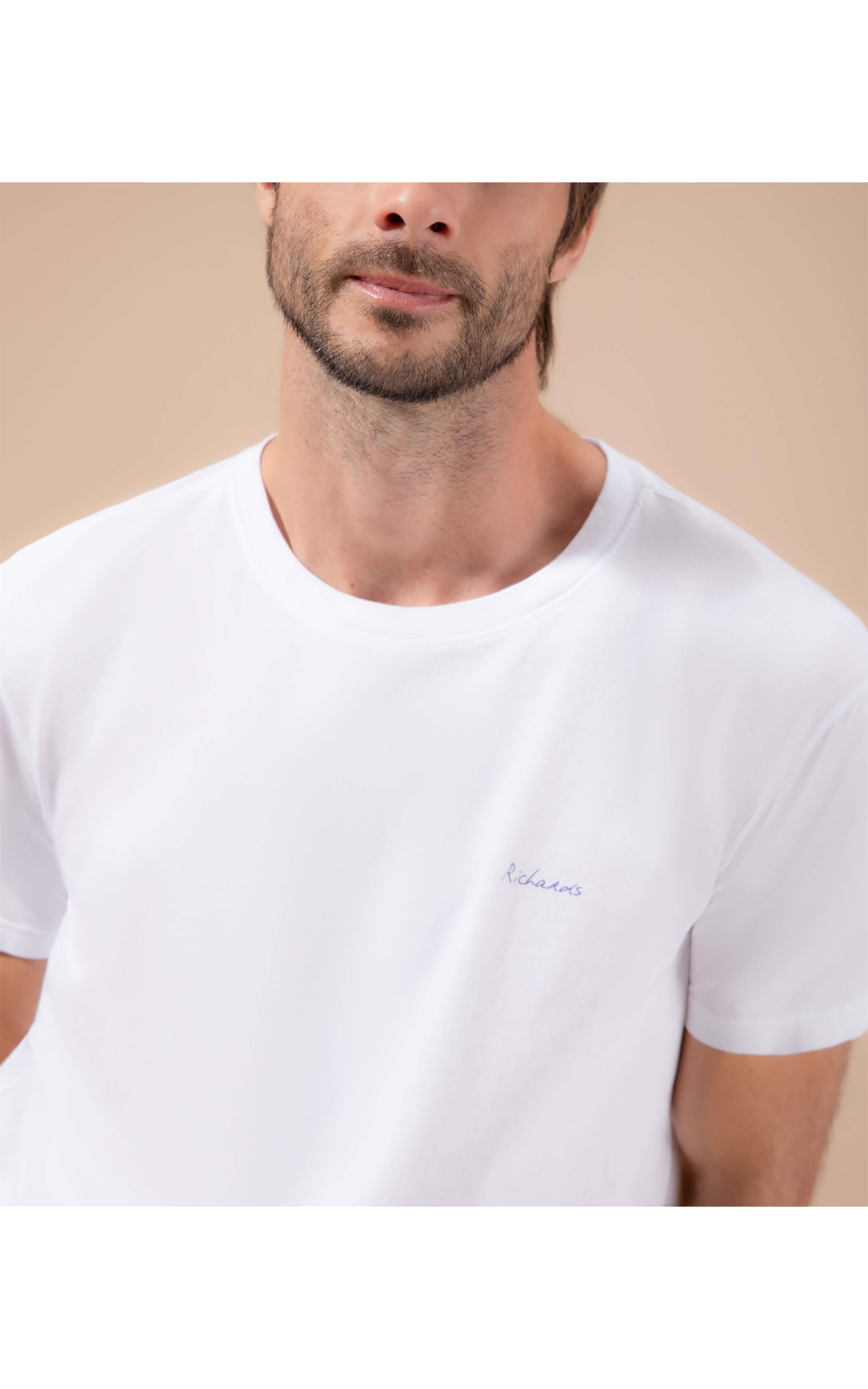 T-Shirt Mm Crab Costas Stone Branco