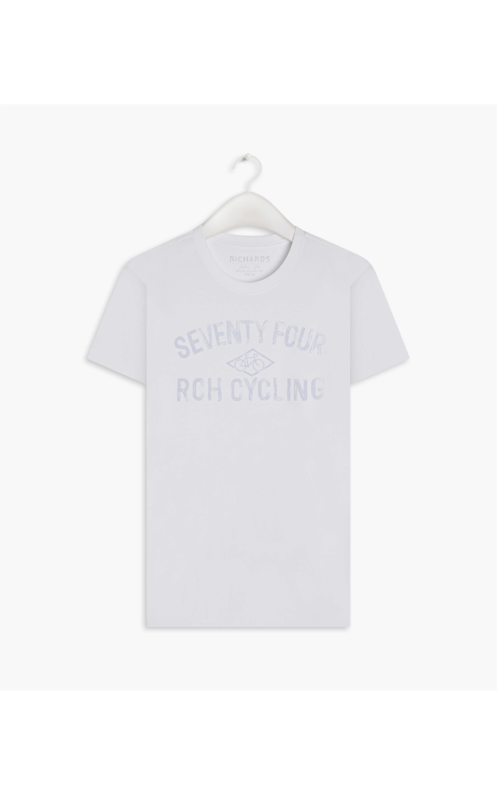 T-Shirt Mm Cycling Frente Mc Branco