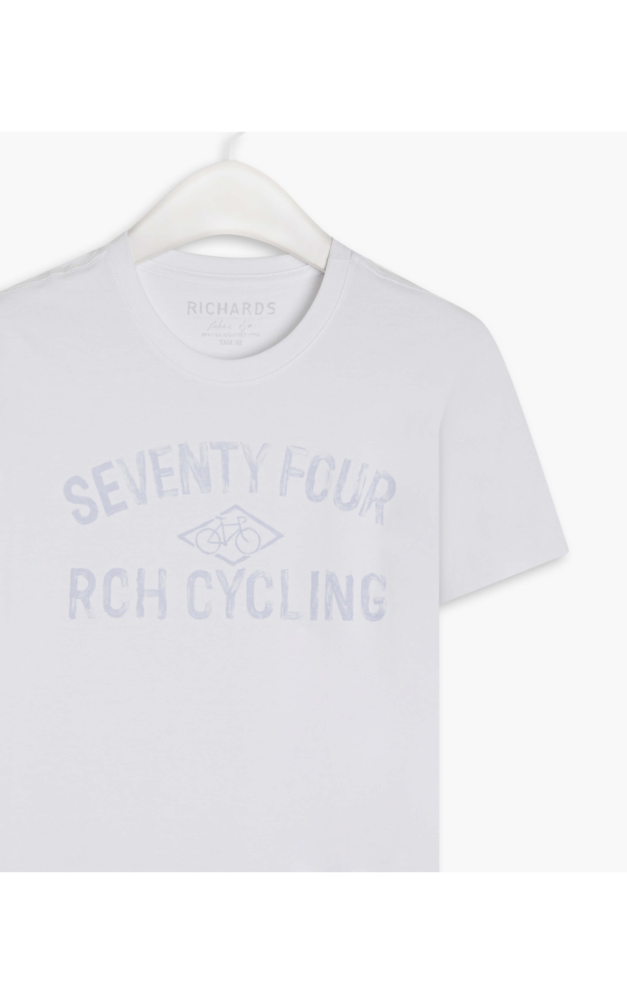 T-Shirt Mm Cycling Frente Mc Branco