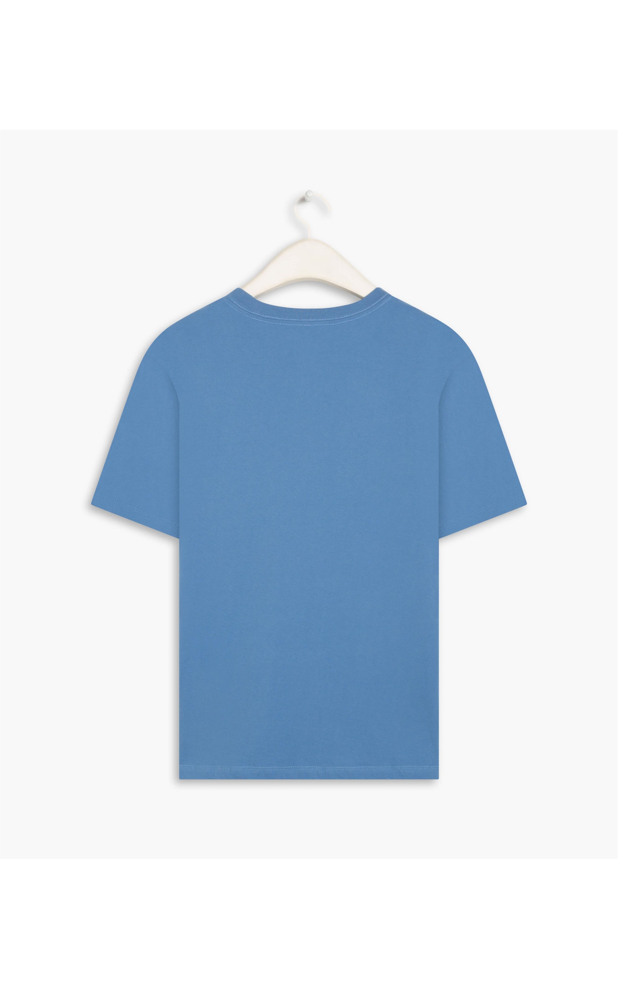 T-Shirt Mm Decote v Mc Azul Medio