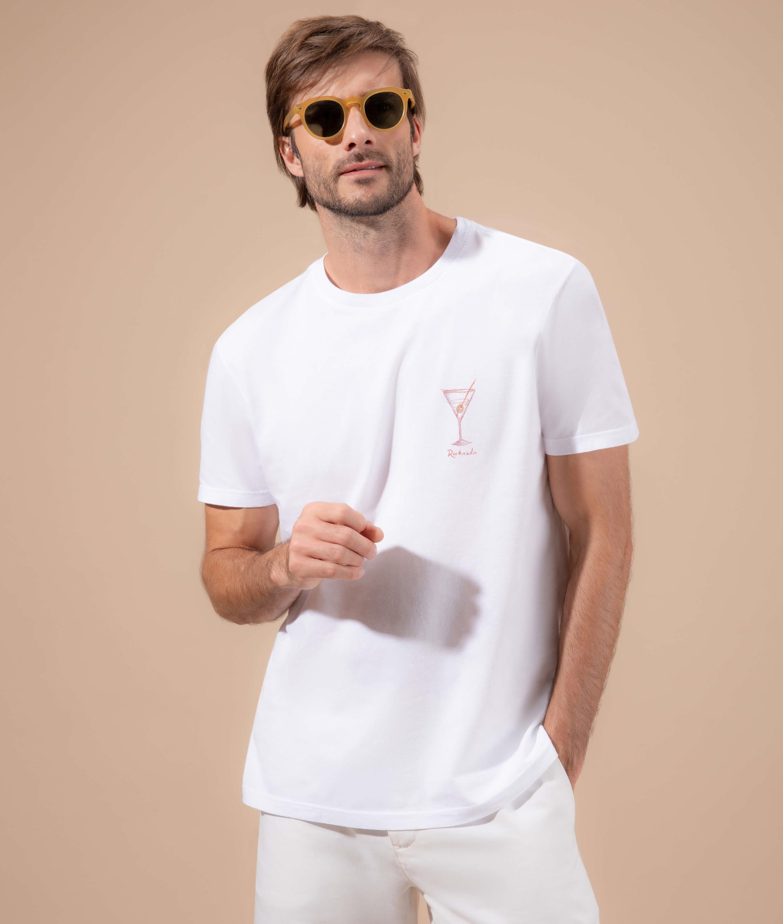 T-Shirt Mm Dry Martini Stone Branco