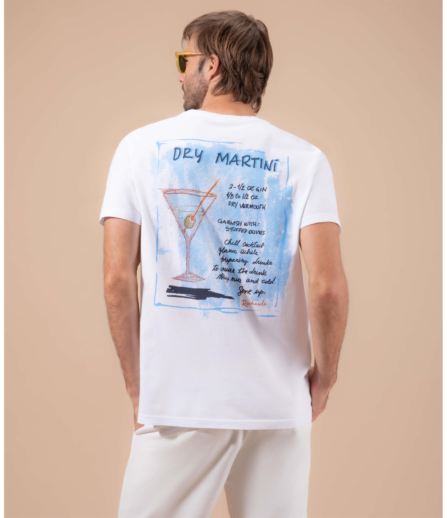 T-Shirt Mm Dry Martini Stone Branco