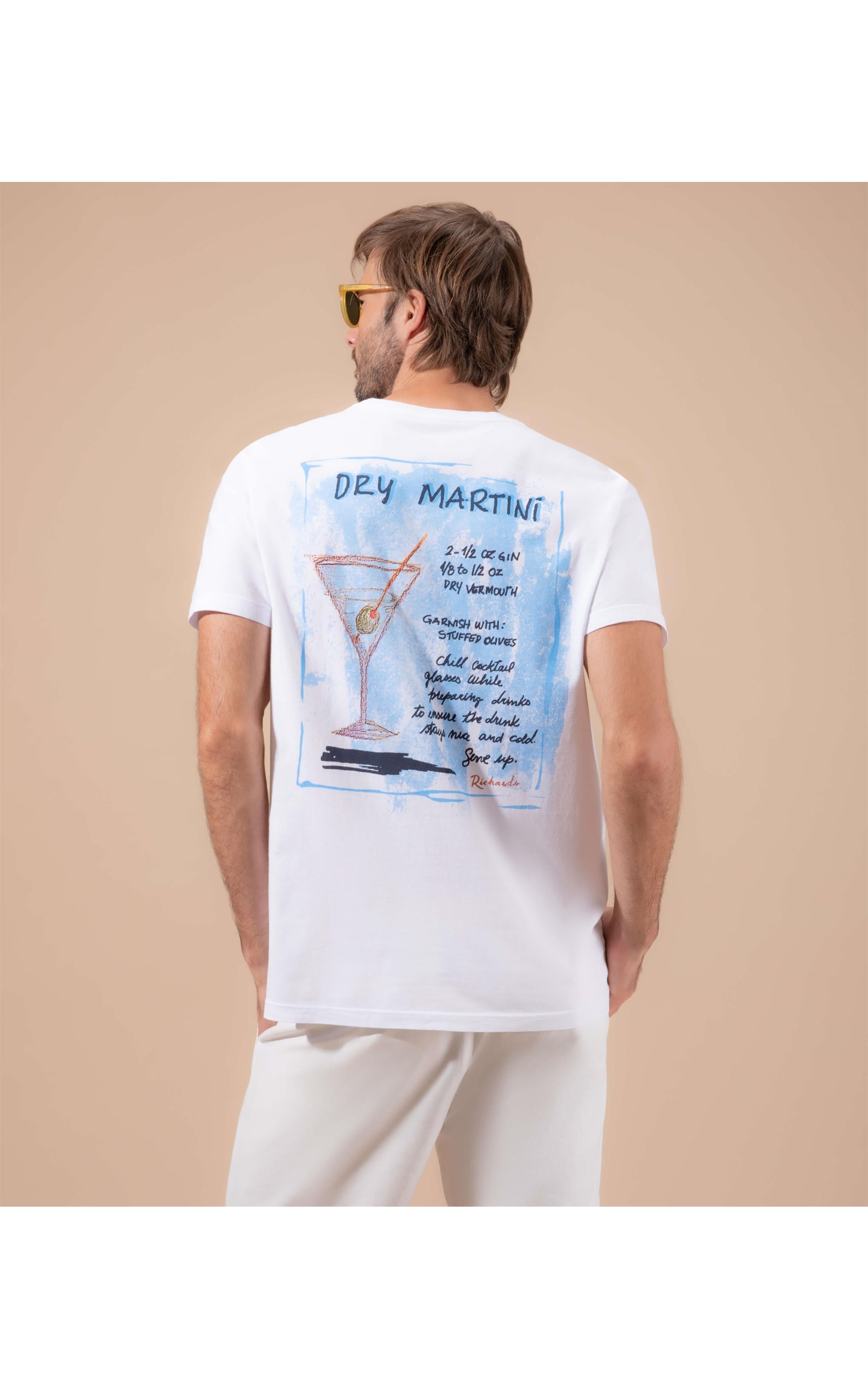 T-Shirt Mm Dry Martini Stone Branco